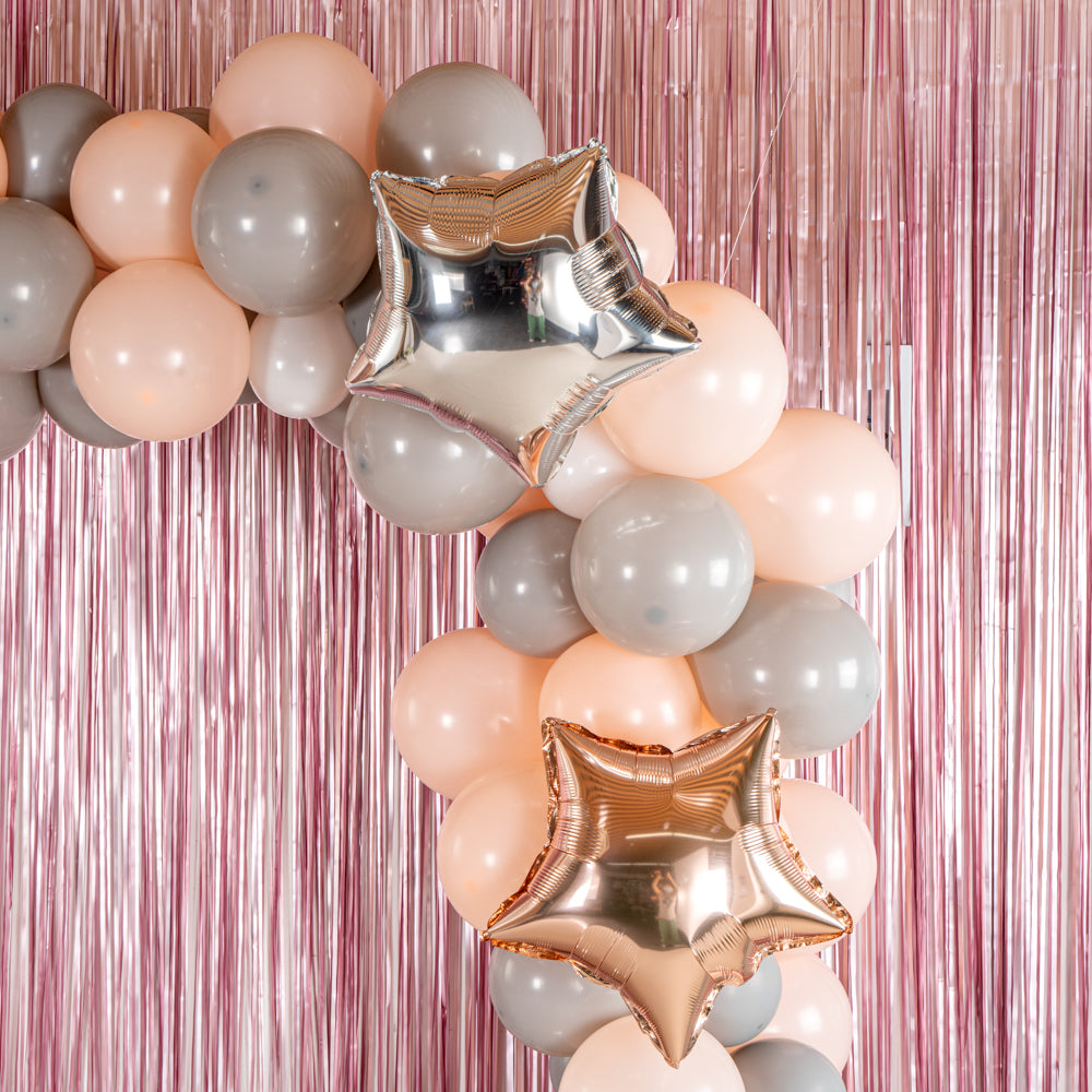 Balloonify Champagne Star Balloon Arch Garland Kit - 129 Pieces Party Decorations for Weddings, Birthdays & Baby Showers - 1 Count Box