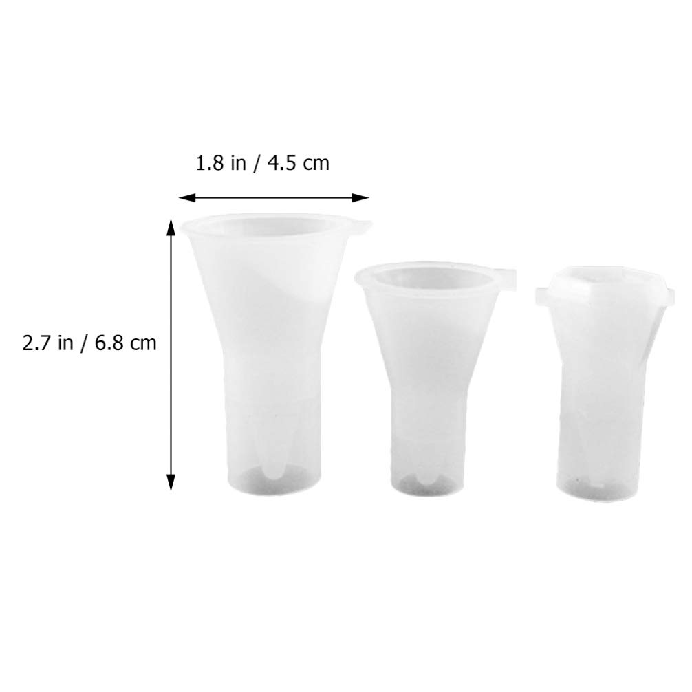 3Pcs Silicone Ring Holder Molds for Resin Jewelry Making - DIY Crystal Epoxy Casting Molds for Pendants, Rings & Craft Supplies (White) | Perfect for DIY Jewelry, Home Decor & Gift Making Projects