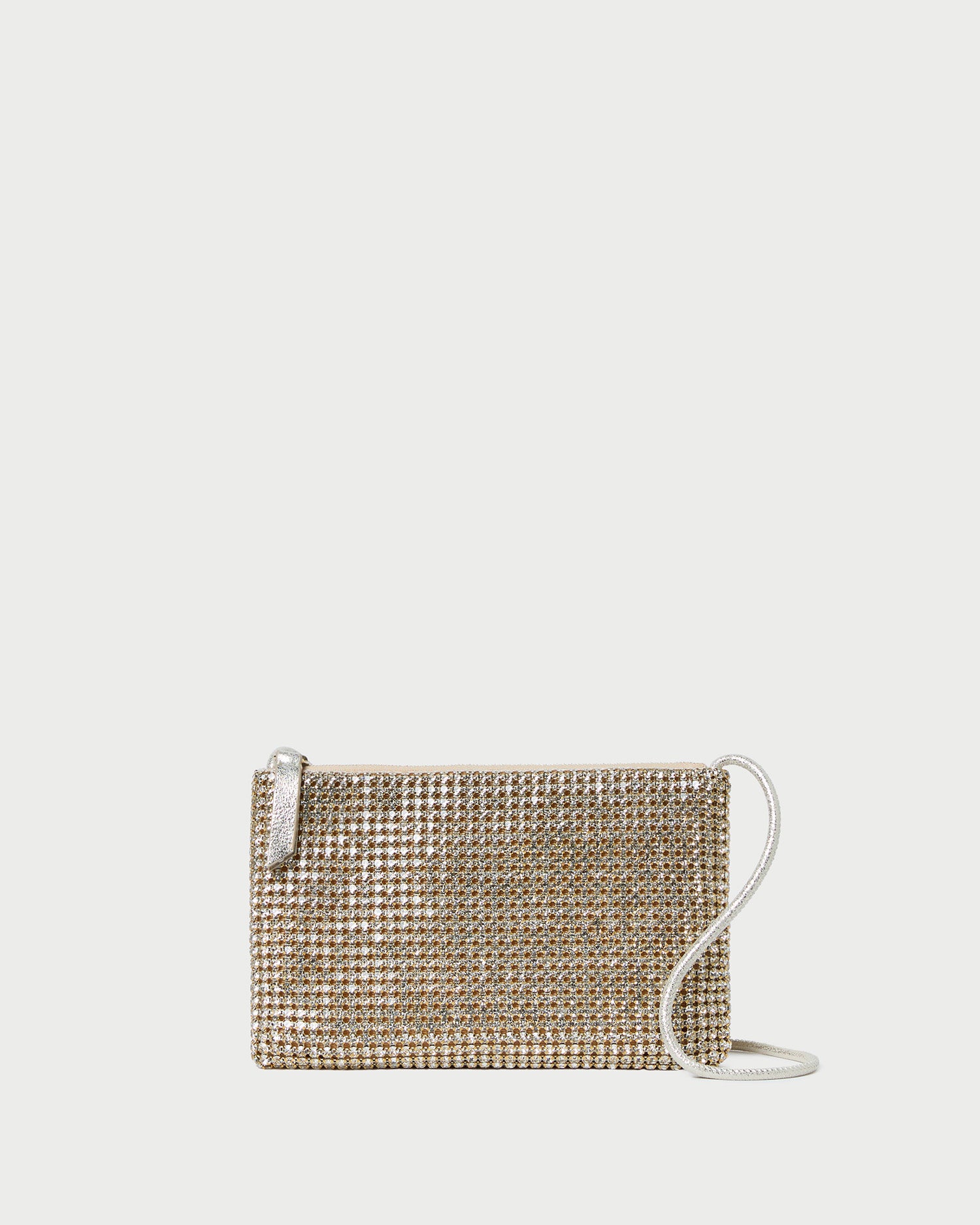 Yasmine Gold Diamanté Crossbody Bag for Women - Elegant Rhinestone Evening Purse - Perfect for Parties, Weddings & Special Occasions