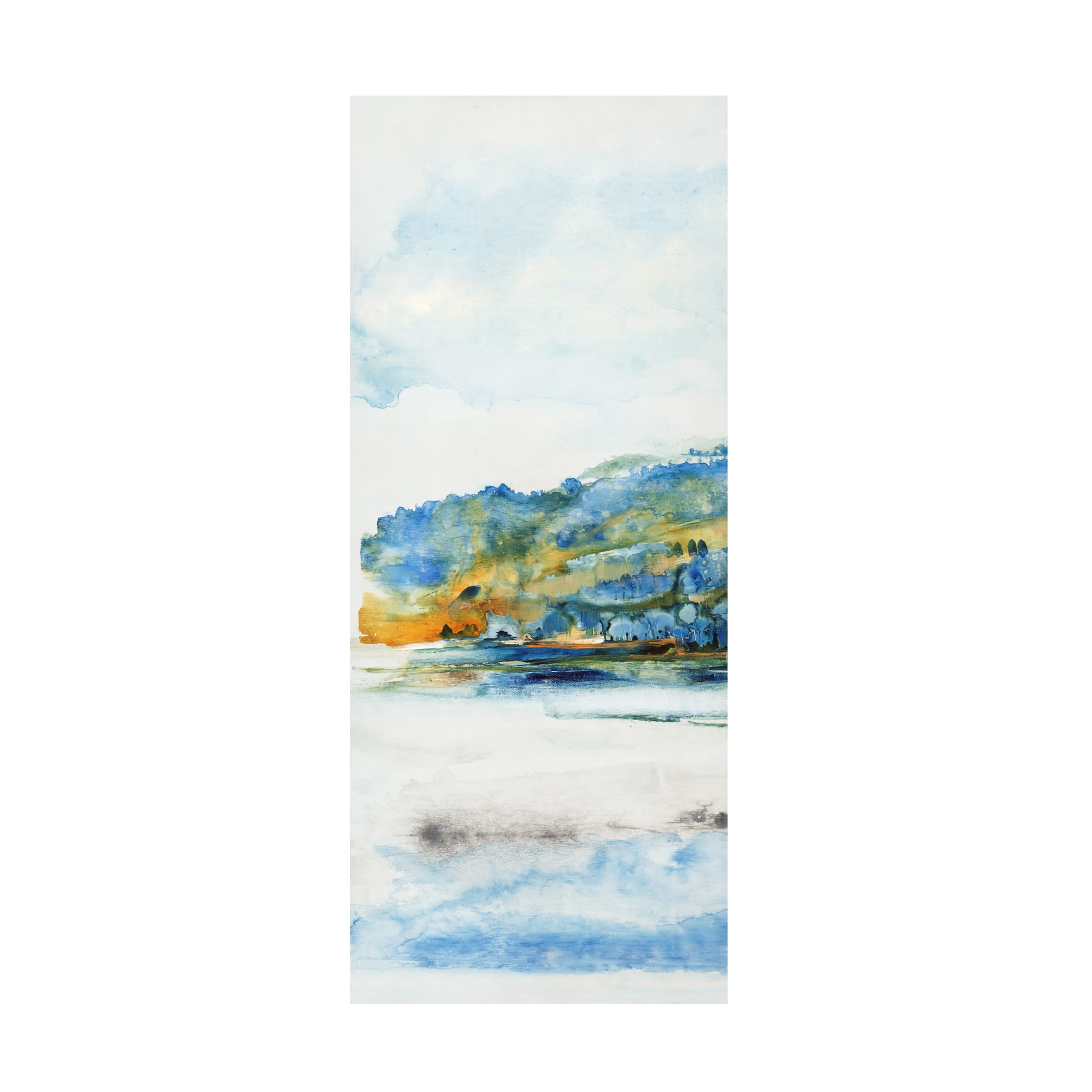 Trademark Fine Art 'Island Mist I' Canvas Art by Tim O'Toole - Coastal Landscape Painting for Beach House & Living Room Decor