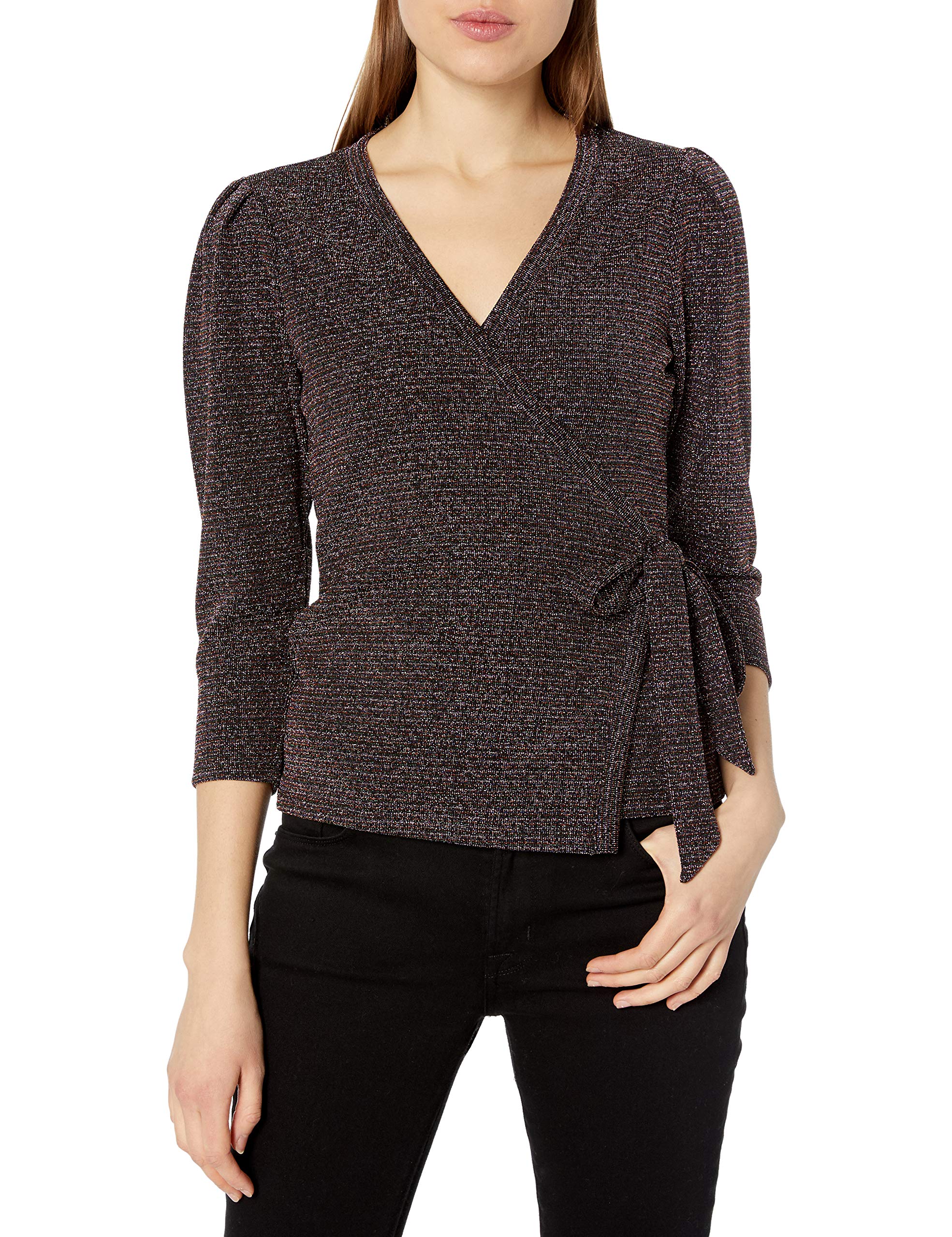 PAIGE Women's Jasper Wrap Top - Stylish & Comfortable Blouse for Casual & Office Wear | Perfect for Work, Dates & Everyday Outfits