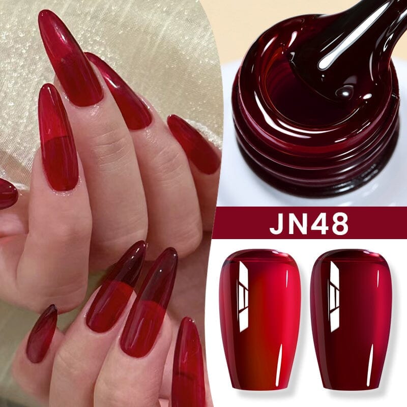 Christmas Series Color Gel Nail Polish 10ml - Long Lasting Holiday Nail Art for Parties & Gifts