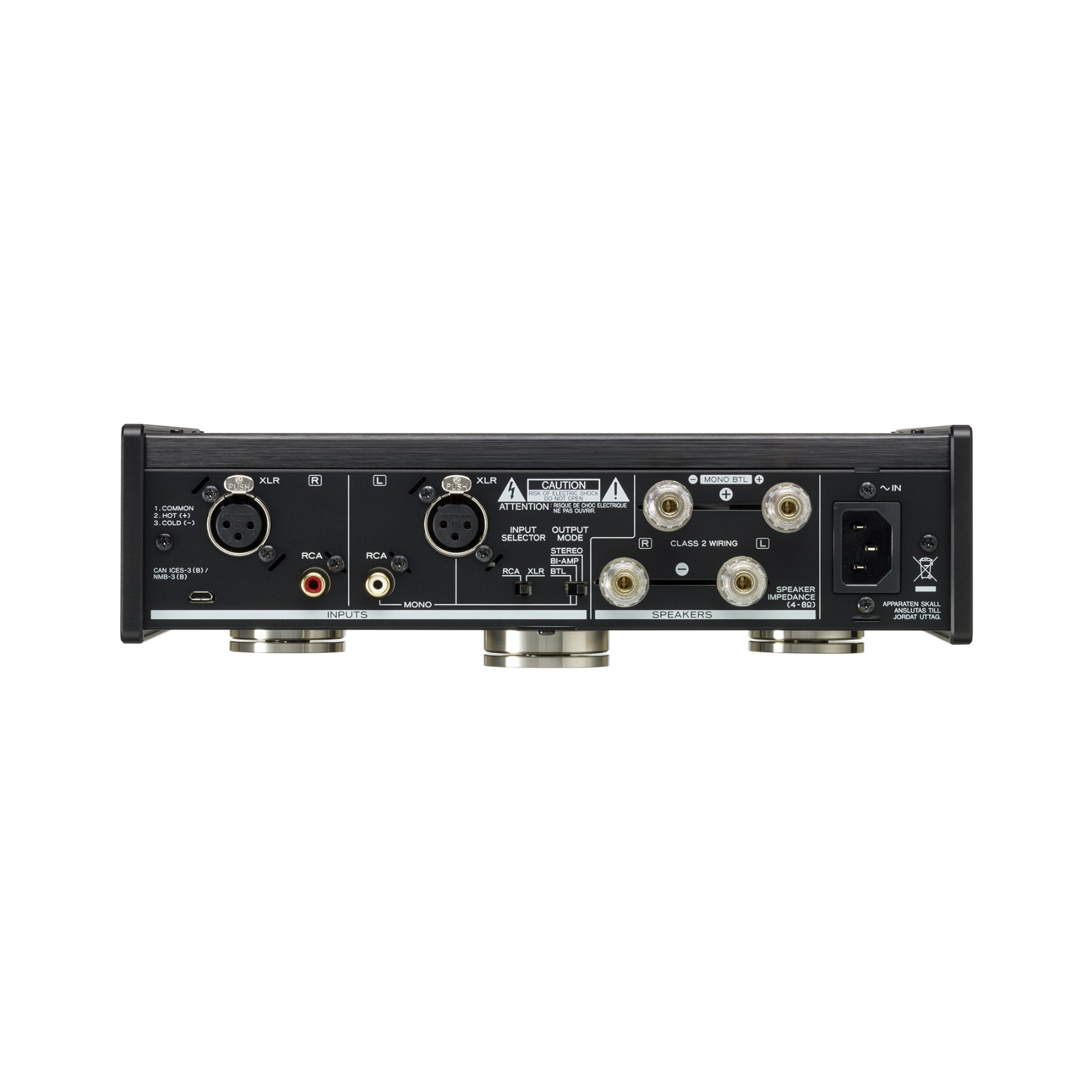 TEAC AP-505 Stereo Power Amplifier - High-Fidelity Audio, 100W x 2 Channels, Black (Open Box) - Perfect for Home Theater, Music Studios & Audiophile Systems