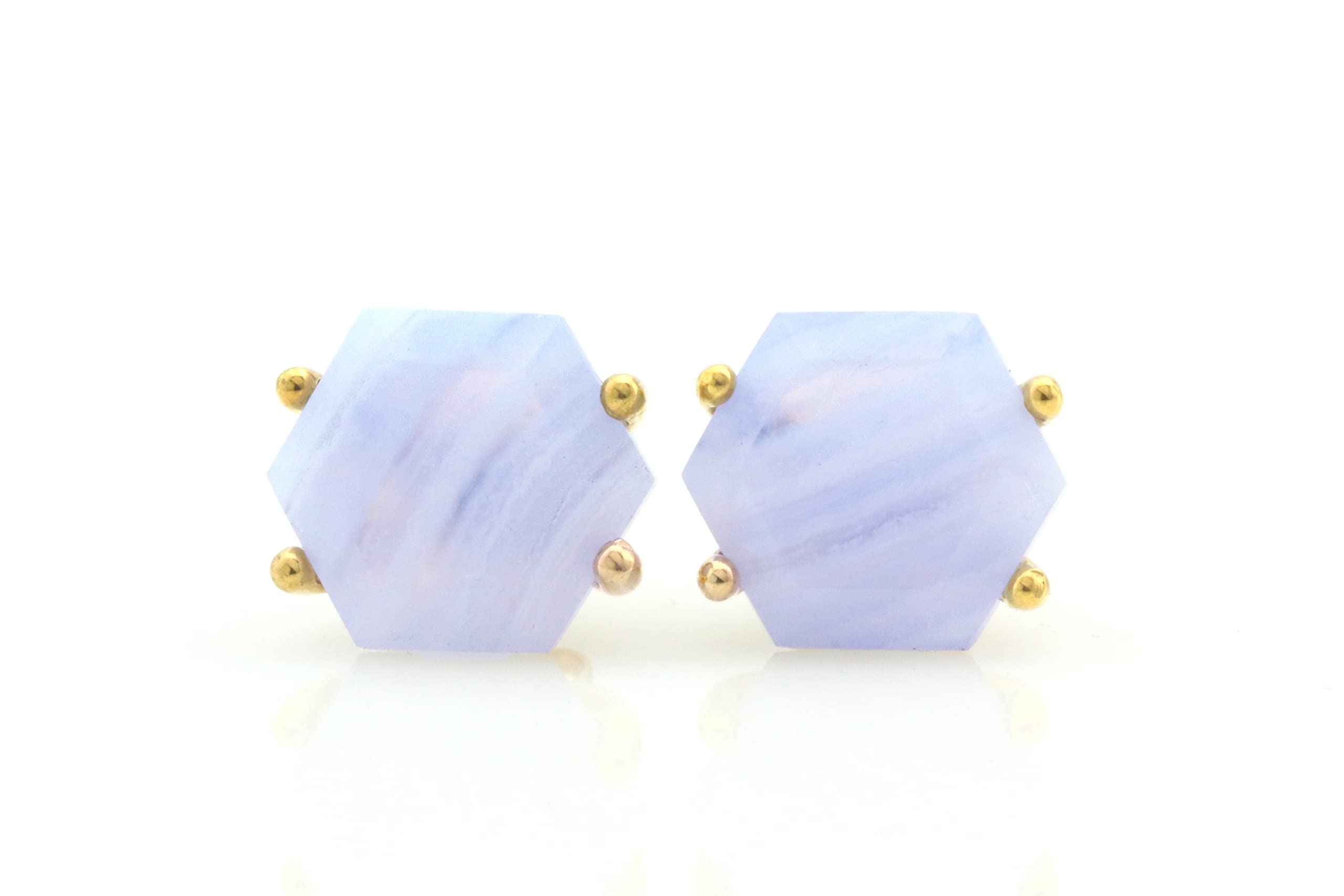 Blue Lace Agate Earrings - Handmade Crystal Gemstone Jewelry for Women | Statement Dangle Earrings for Parties, Weddings & Everyday Wear | Gift Box Included