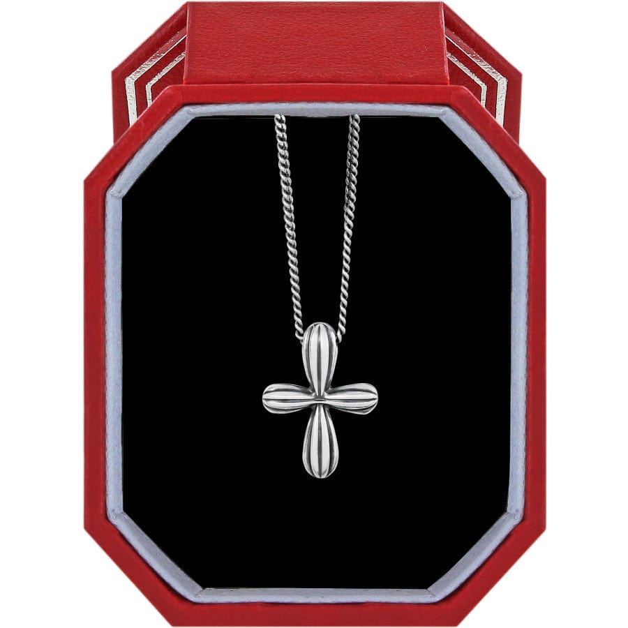 Elegant Amphora Petite Cross Necklace in Gift Box - Perfect for Baptism, First Communion & Religious Gifts