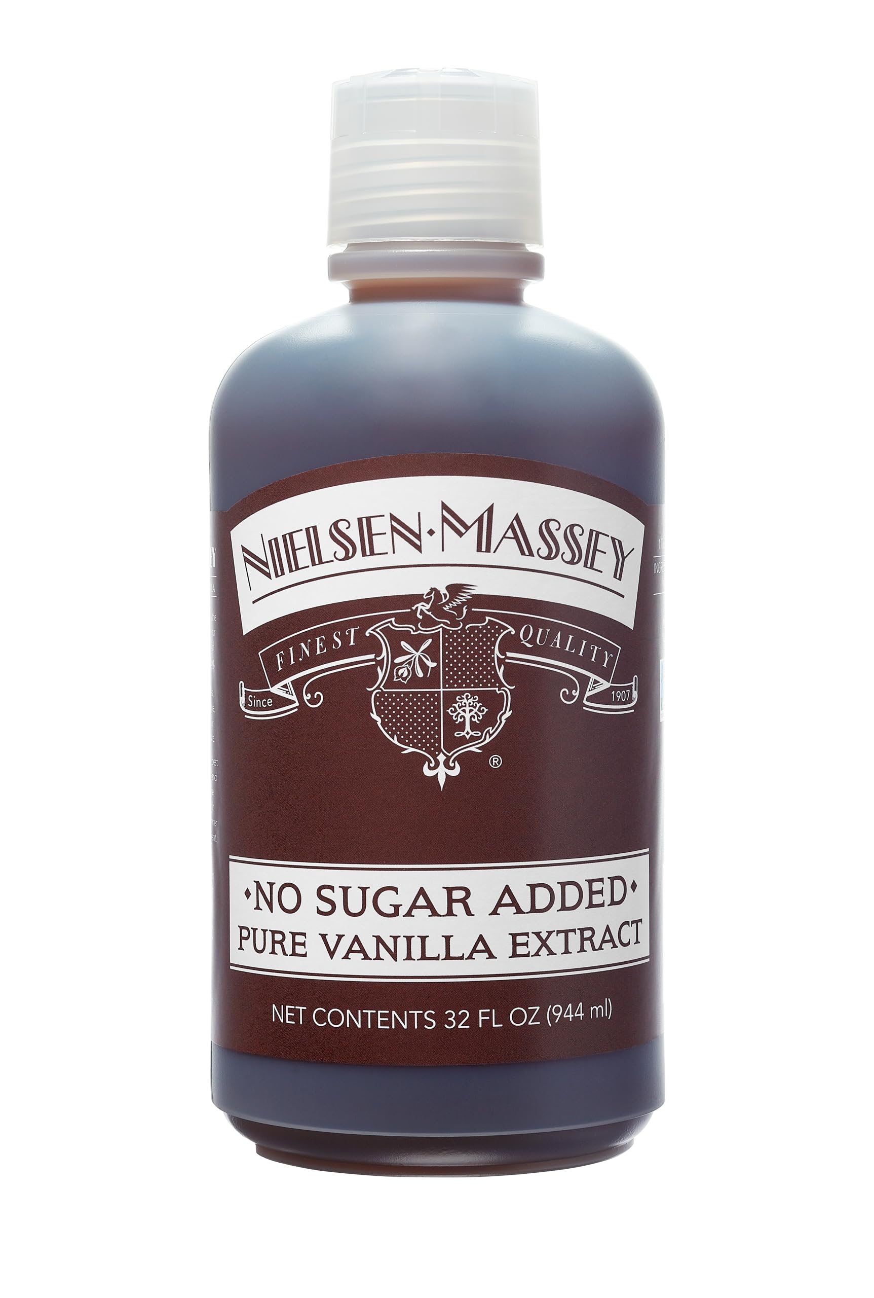 Nielsen-Massey Pure Vanilla Extract 32oz - No Sugar Added, Gluten-Free for Baking, Cooking & Desserts - Perfect for Cakes, Cookies, Ice Cream & Homemade Recipes