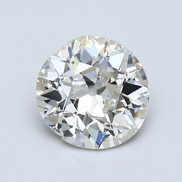 0.84 Carat Old European Cut Diamond - J Color SI2 Clarity - Vintage Engagement Ring, Wedding Band, Anniversary Jewelry Gift