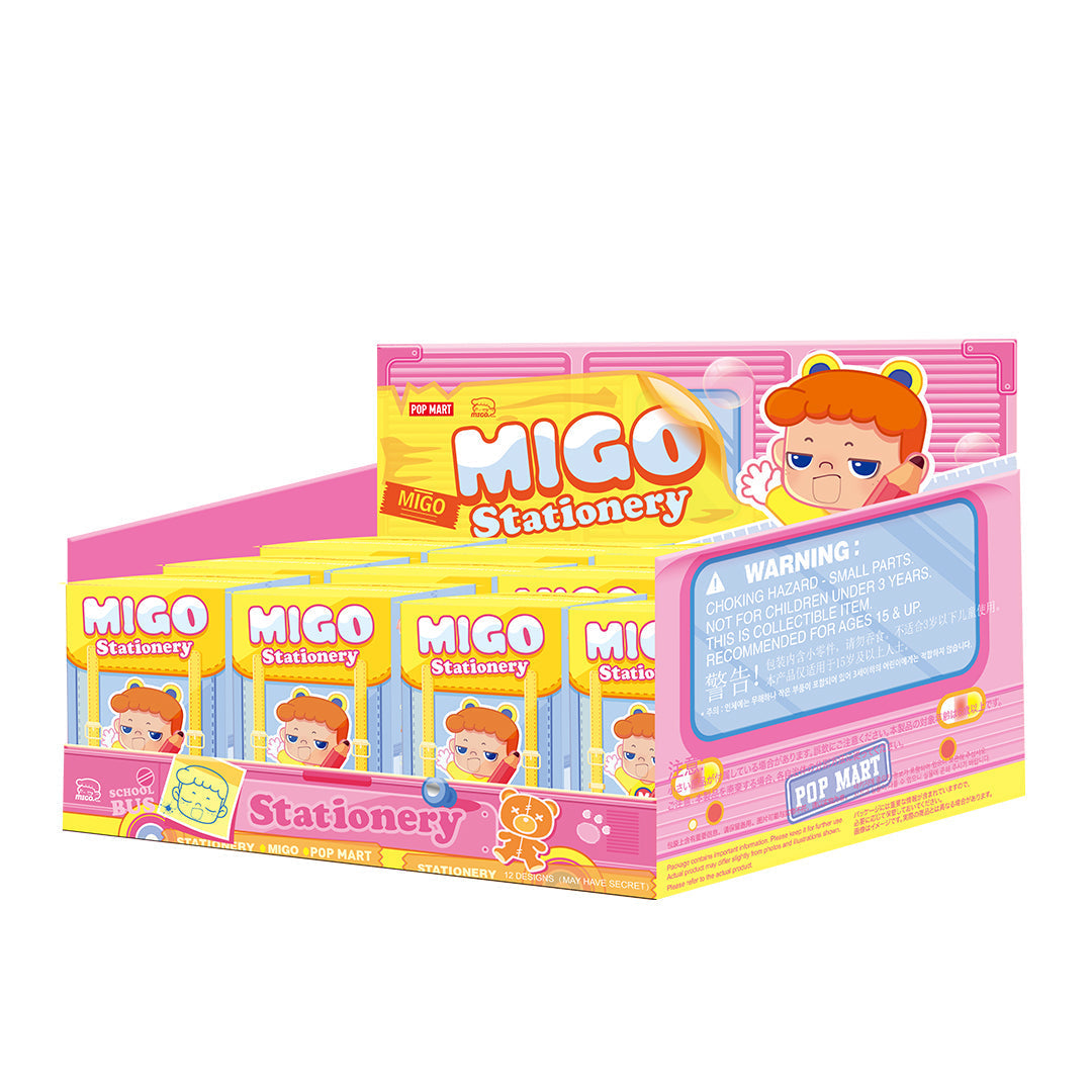 POP MART Migo Stationery Series Blind Box - Cute Collectible Mystery Stationery Set for Office & School Use