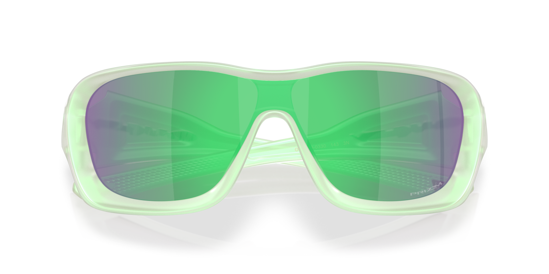 DE LA SALLE Light Matte Jade Opline Sunglasses with Prizm Jade Lens - Polarized Sports & Outdoor Activities for Running, Cycling, and Driving
