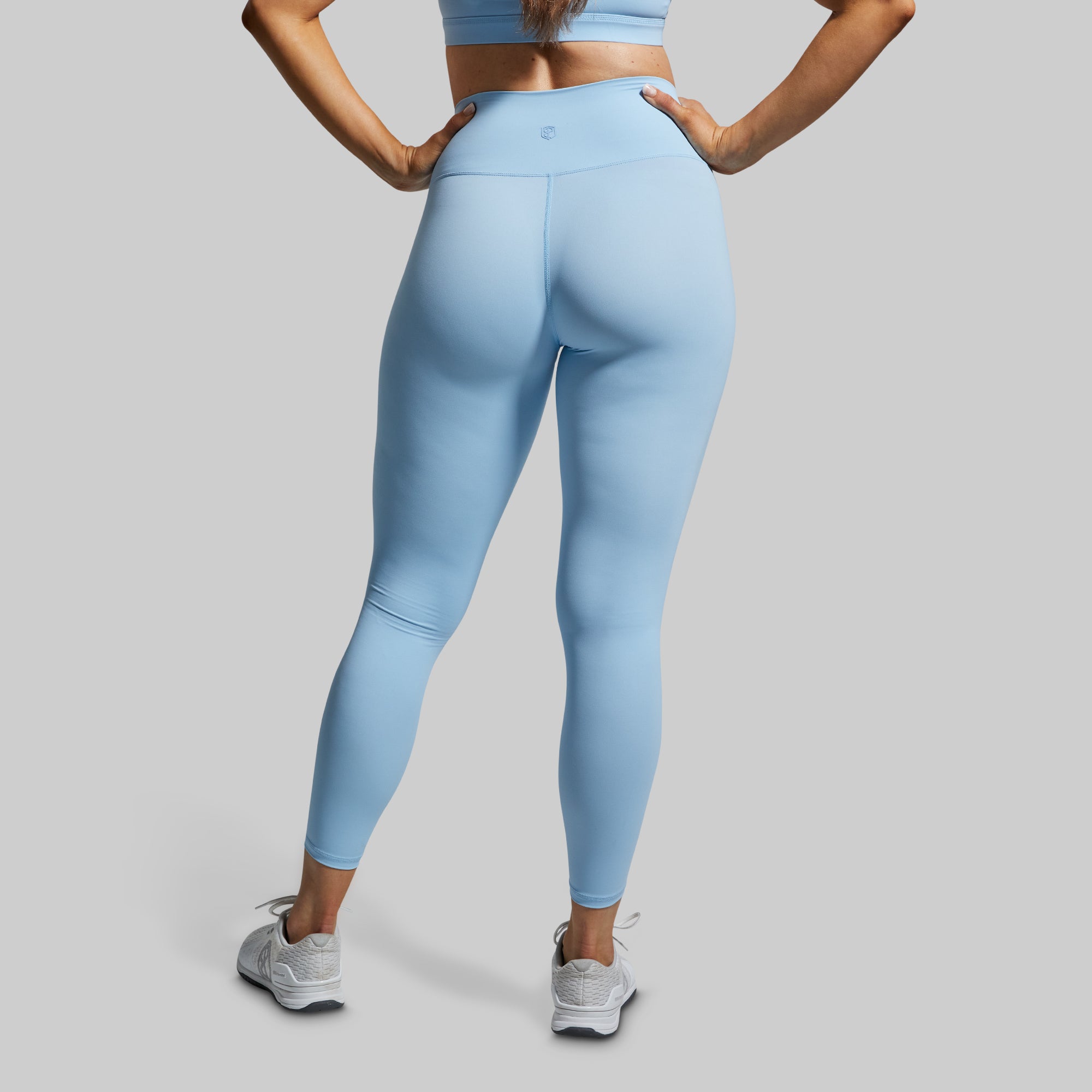 Premium High-Waist Synergy Leggings for Women - Dream Blue Color - Yoga, Running, Gym & Everyday Wear