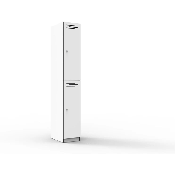Durable Melamine Lockers - 4 Door Storage Cabinet for Schools, Gyms & Offices - Heavy-Duty & Space-Saving Organization Solution