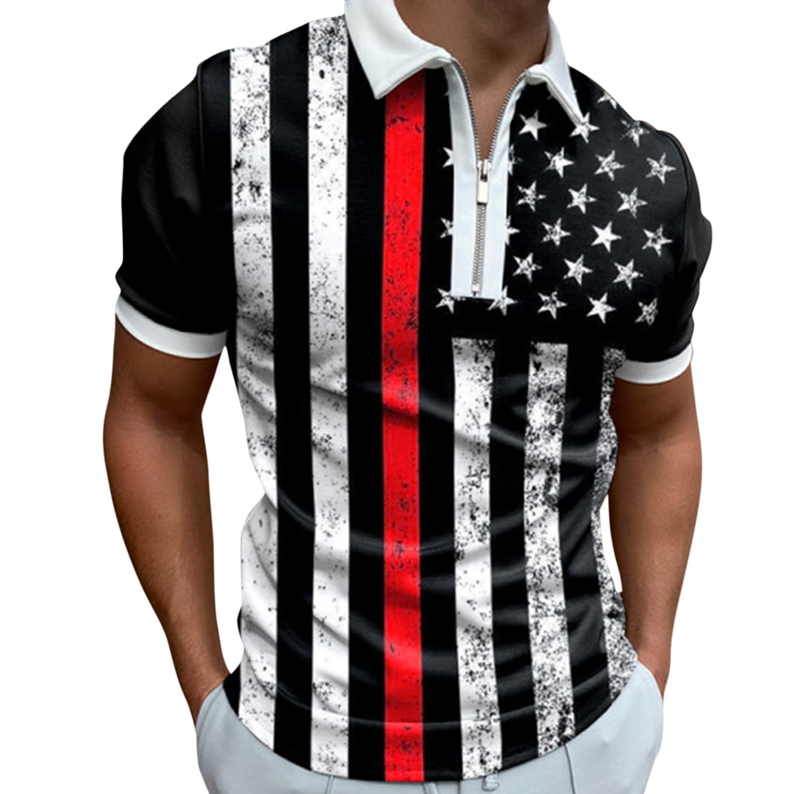 Slim Fit Polo Shirts for Men - Casual & Dress Button Down Shirts, Short Sleeve Camp Shirts, Funny Graphic Tees, Motorcycle T-Shirts, Black & White Flannel Shirts, Gold T-Shirts - Perfect for Office, Parties, Riding & Everyday Wear