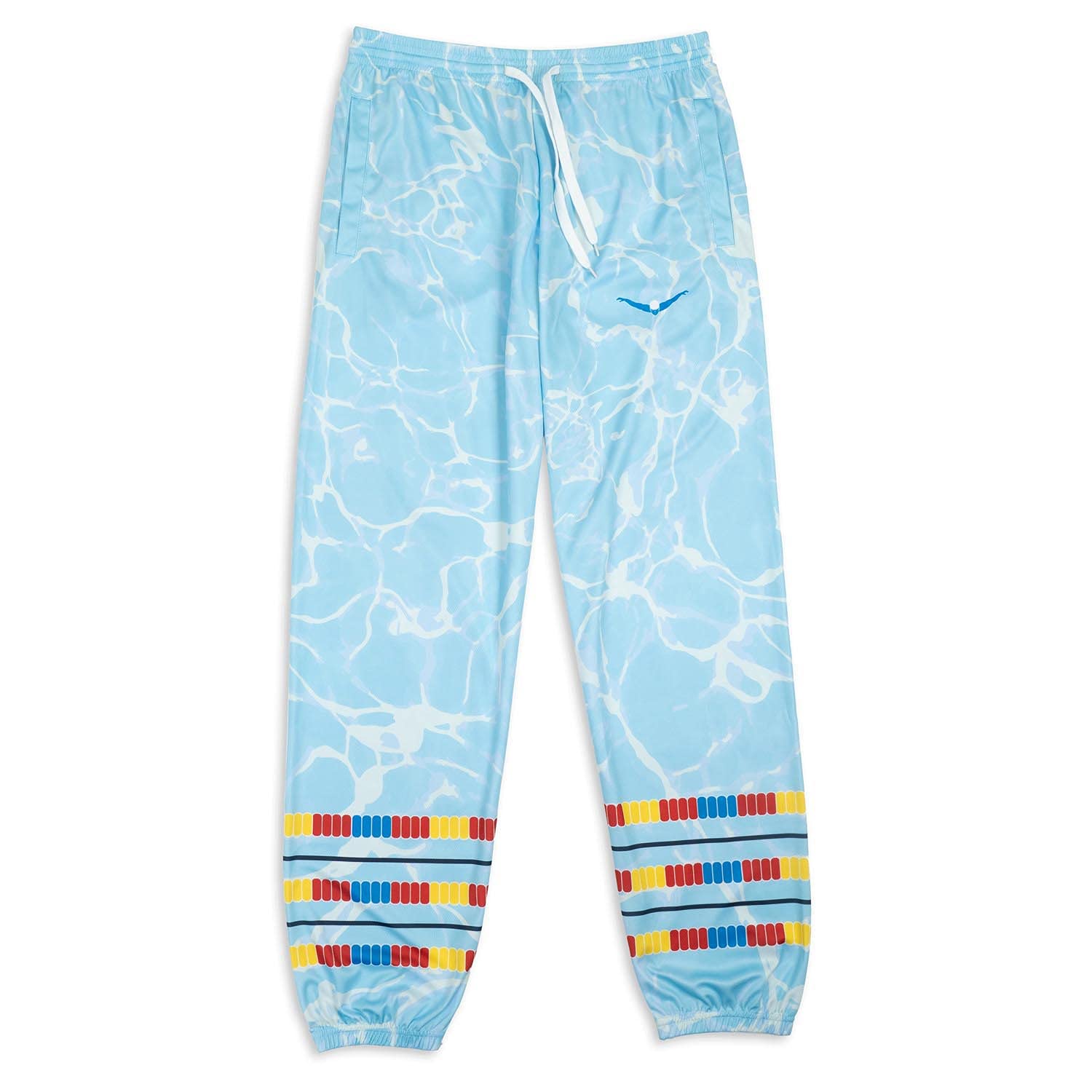 **Swim Lanes Lounge Pants - Quick-Dry Performance Swim Pants for Men, Women & Kids - Comfortable Poolside & Beach Wear for Swimming, Lounging & Water Sports**