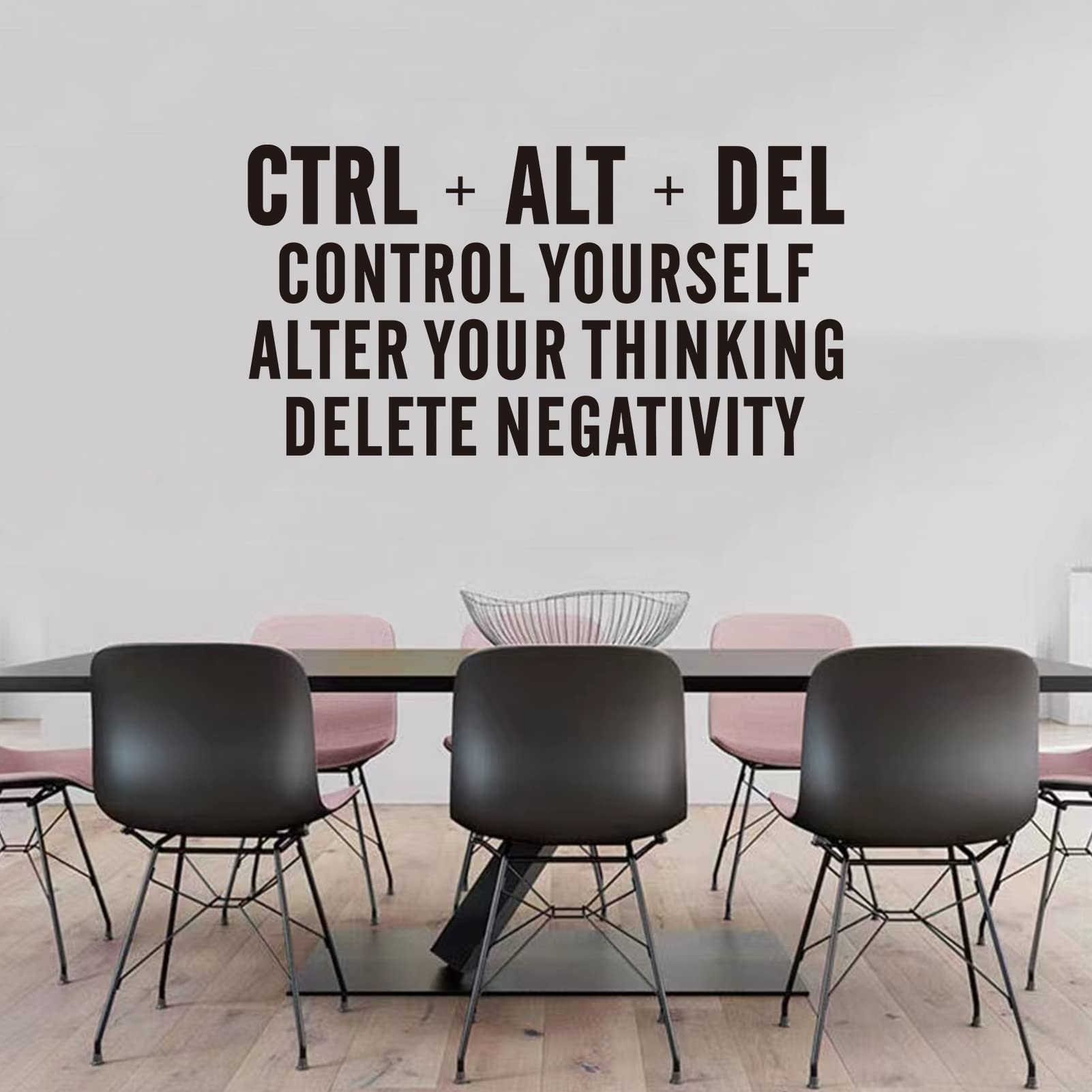 SEATUNE Motivational Wall Stickers - Inspirational Quotes for Office, Gym & Classroom - Positive Vinyl Wall Art Decor (21