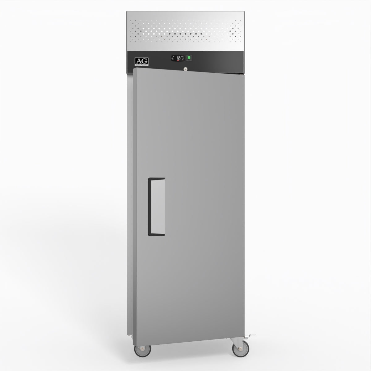 429L Stainless Steel Upright Single Door Refrigerator - Commercial Kitchen, Restaurant, Bar & Home Use