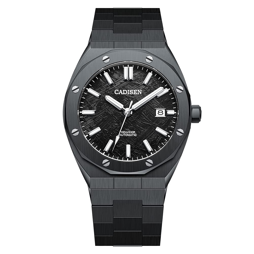 CADISEN Men's Automatic Mechanical Watch - 100M Waterproof Luxury Business Casual Wristwatch for Men | Perfect for Office, Formal Events & Everyday Wear