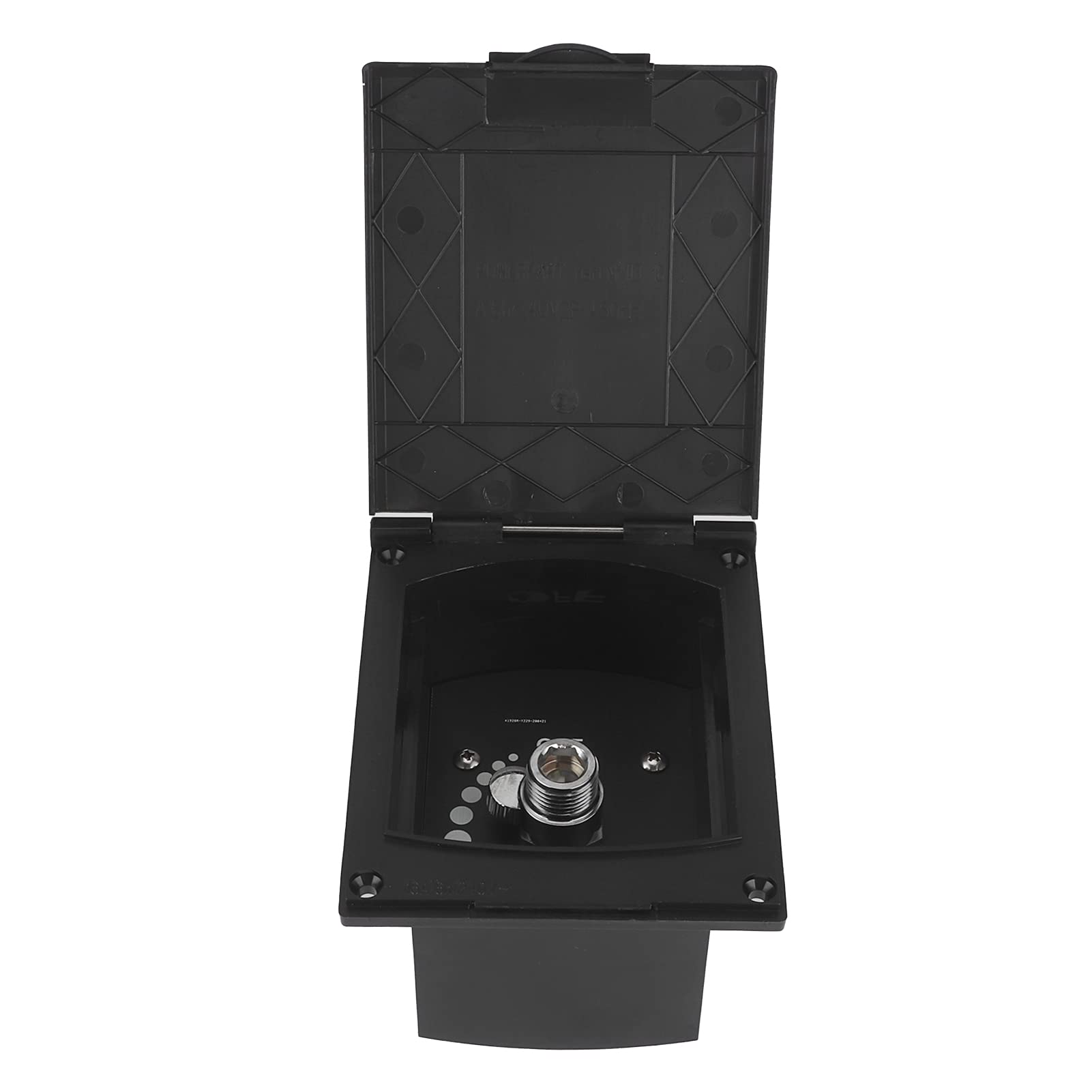 **Keenso RV Shower Box Kit – 1/2in Thread Interface for RV, Boat, Motorhome – Durable Outdoor Shower Enclosure for Camping, Boating & Off-Grid Living**