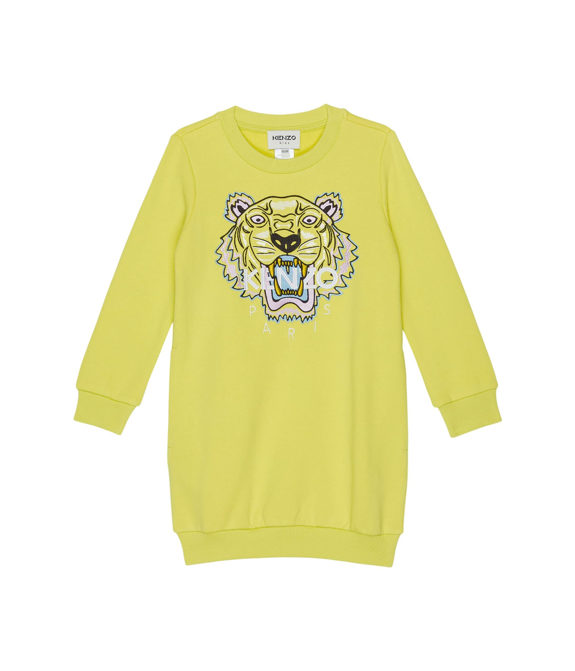 Kenzo Girls' Tiger Print Dress for Toddler & Little Kids - Stylish & Comfortable Playwear for Everyday & Special Occasions