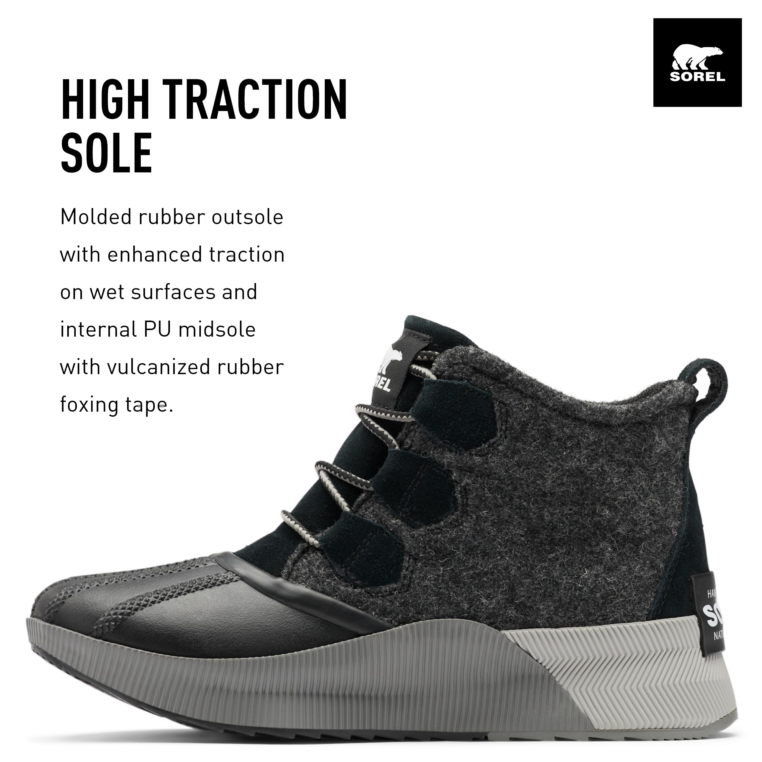 Sorel Women's Out N About III Classic Waterproof Winter Boots - Warm Snow Boots for Women, Slip-Resistant Hiking & Outdoor Activities (Perfect for Snowy Weather, Walking Dogs, and Winter Adventures)
