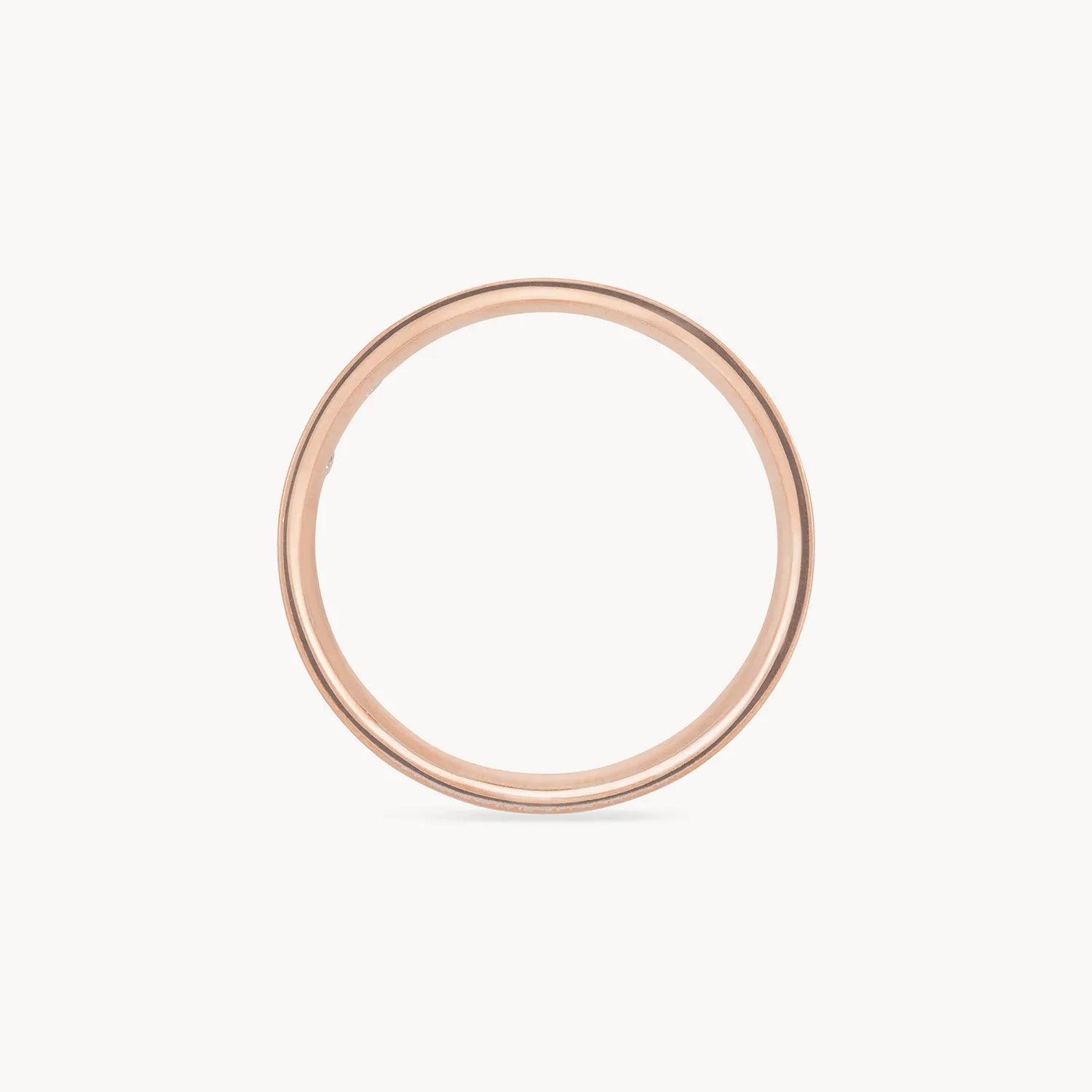 14K Rose Gold Brushed Everlast Band Ring - Elegant & Durable Wedding Band for Men & Women - Perfect for Anniversaries, Engagements & Everyday Wear
