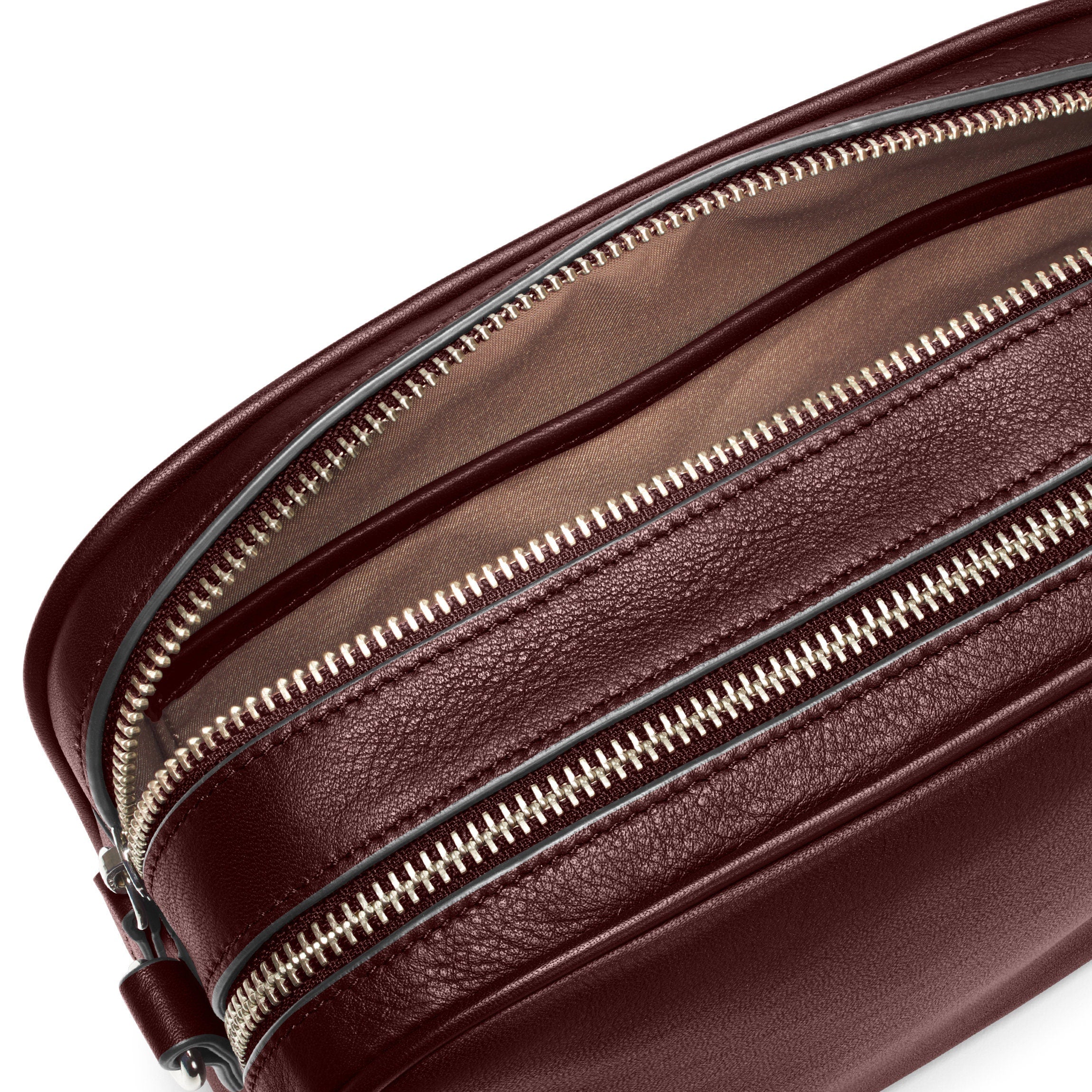 Meadow Double Zip Camera Bag Bordeaux - Stylish & Secure DSLR/SLR Camera Case for Photographers - Perfect for Travel, Hiking & Outdoor Photography
