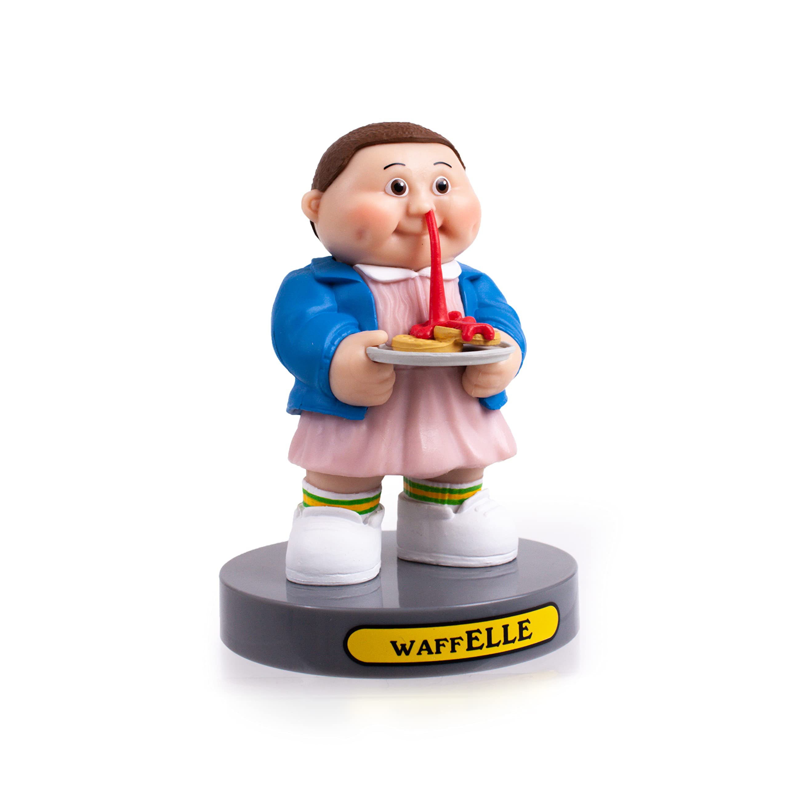 Garbage Pail Kids x Stranger Things WaffELLE 4-Inch Mini Figure Collectible - Limited Edition Pop Culture Toy for Display & Gift Giving | Perfect for Fans, Collectors, and 80s Nostalgia Lovers