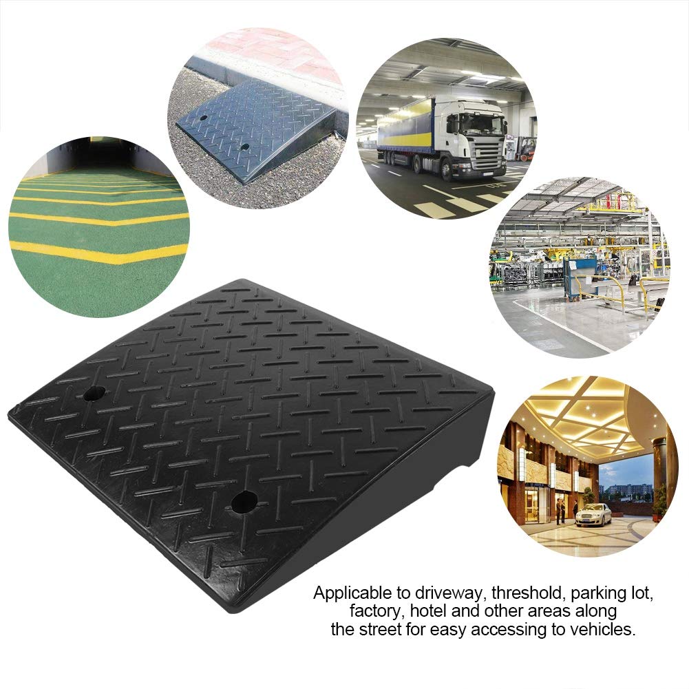 Heavy Duty Rubber Curb Ramps 2 Pack - 19.17