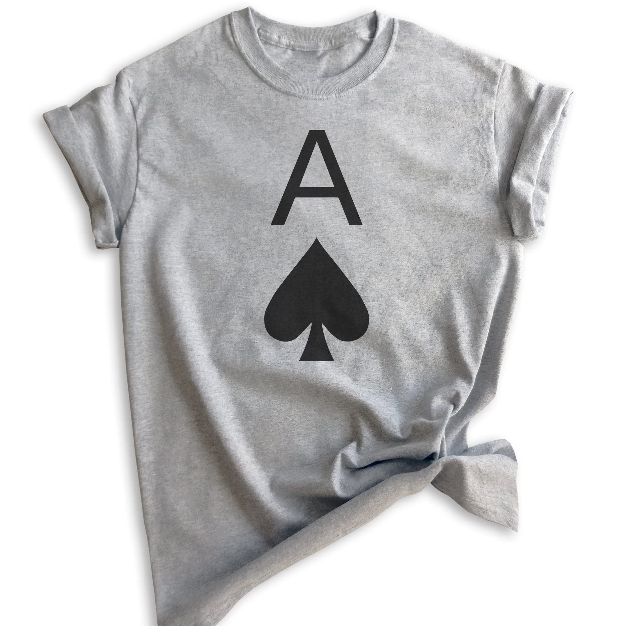 Ace of Spades T-Shirt - Unisex Poker Card Design Tee for Men & Women | Perfect for Casino Nights, Poker Parties & Gift Giving