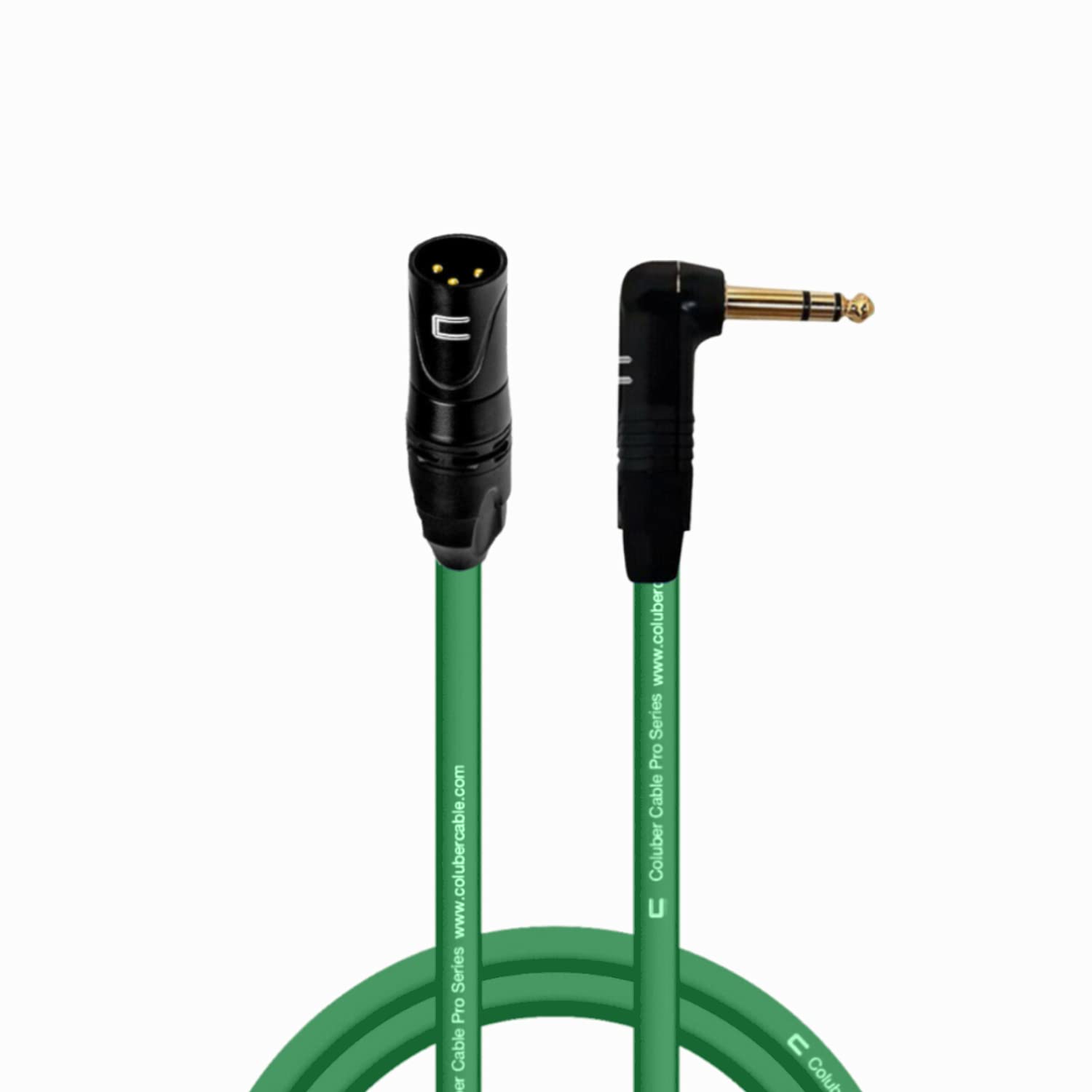 Premium Balanced XLR Male to Right Angle 1/4