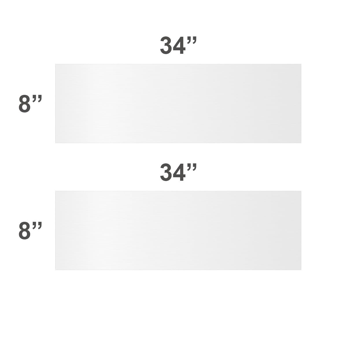 KOSHKA White Peel and Stick Door Kick Plate - 8