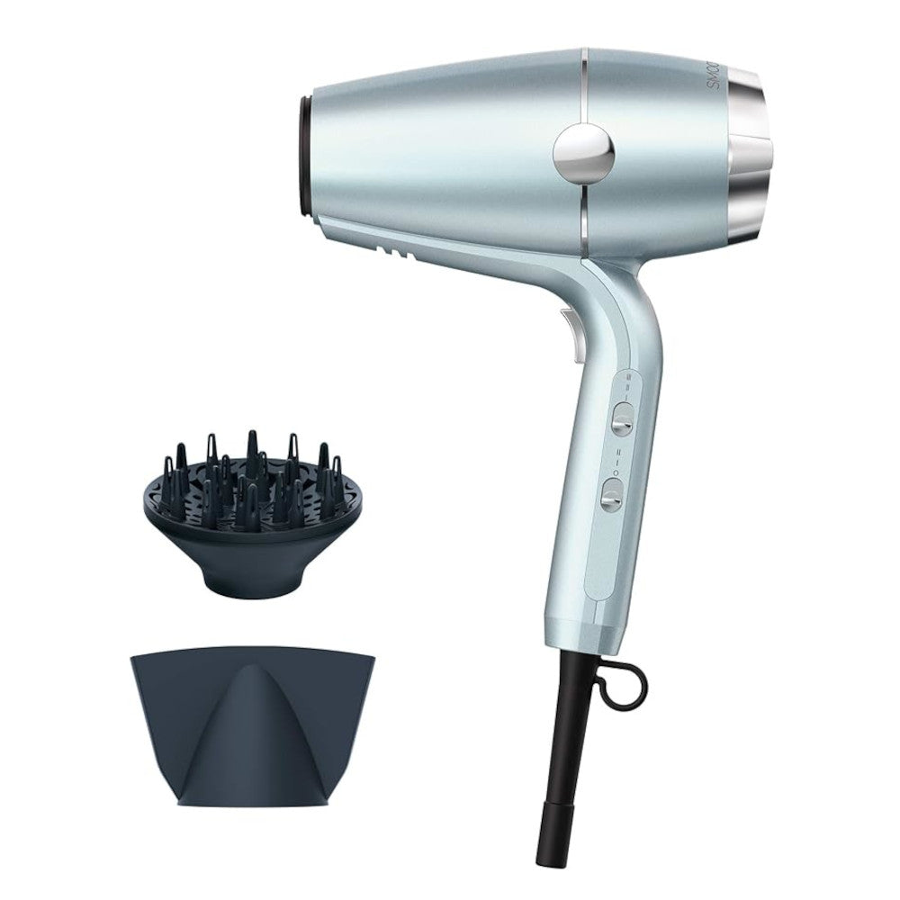 InfinitiPRO Conair 910C Smoothwrap Hair Dryer - Professional Ionic Ceramic Styler for Frizz-Free Shine | Perfect for Home & Salon Use, Travel-Friendly Hair Care Solution