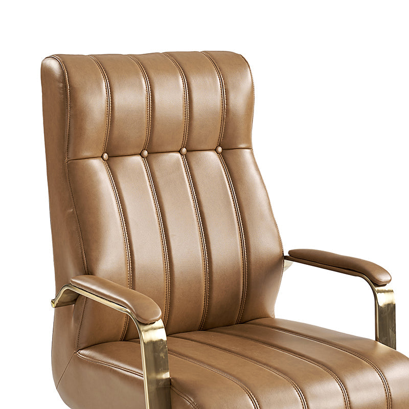 Premium Conelius Leather Ergonomic Executive Office Chair - High Back Adjustable Swivel Chair with Lumbar Support for Home & Office Workspace, Perfect for Long Hours Sitting Comfort