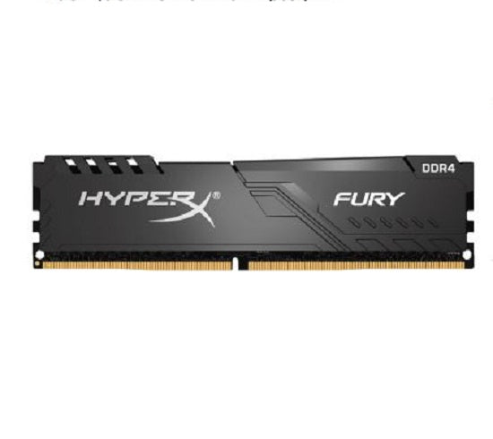 HyperX FURY 16GB (2x8GB) DDR4 3200MHz RAM Kit - Intel XMP Ready, CL16 DIMM, RGB Lighting (Black) - Perfect for Gaming PCs, Workstations, and High-Performance Computing