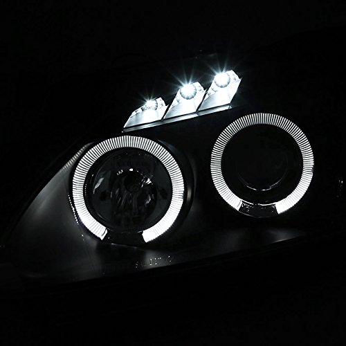 Spec-D Tuning 2LHP-S2K00JM-TM Black Halo LED Projector Headlights for Honda S2000 - High Performance Lighting Upgrade for Night Driving & Car Shows