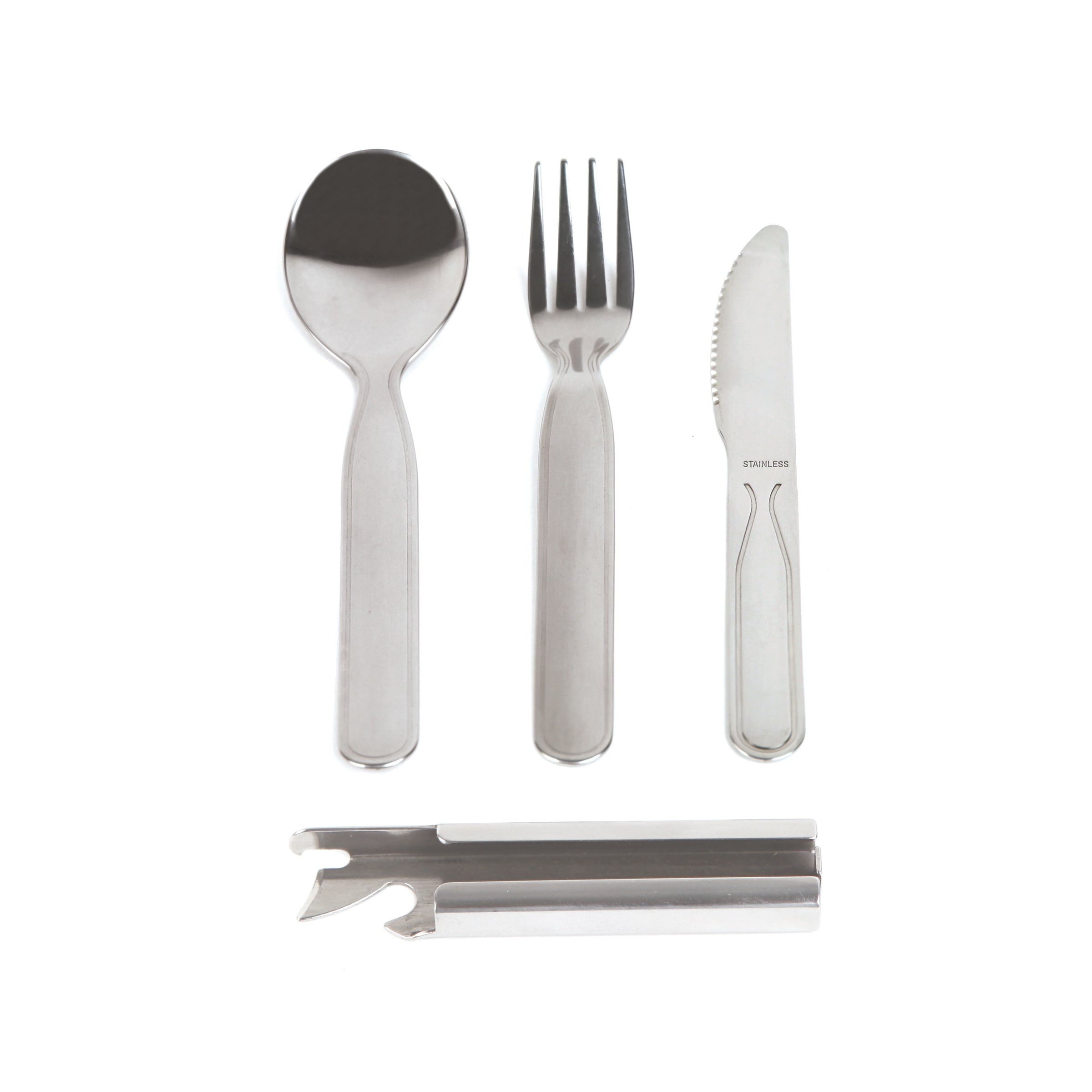Premium Camping Utensil Set - Lightweight, Durable Stainless Steel Fork, Knife & Spoon for Outdoor Adventures - Perfect for Hiking, Backpacking & Picnics