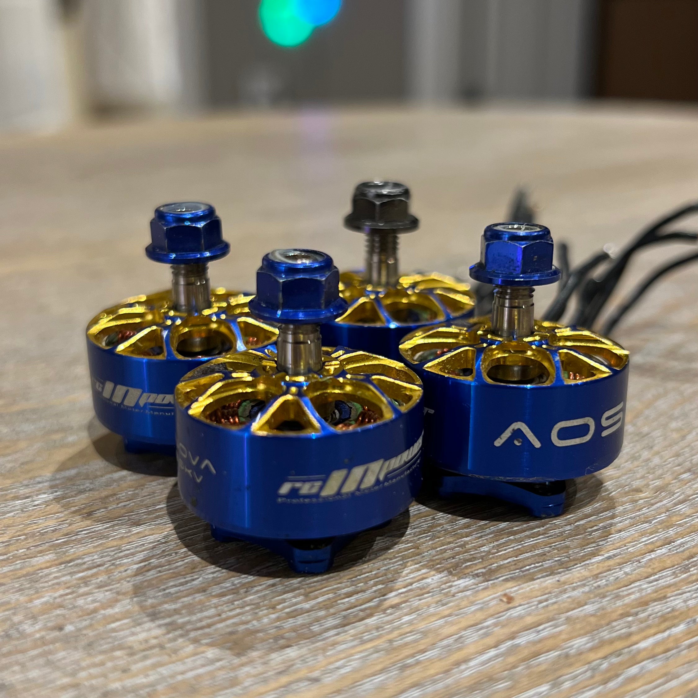 Used RCinPOWER AOS SUPERNOVA 2207 1980Kv Brushless Motor (4 Pack) - High Performance FPV Drone Motors for Racing and Freestyle by Chris Rosser - Perfect for DIY Quadcopter Builds and Drone Upgrades