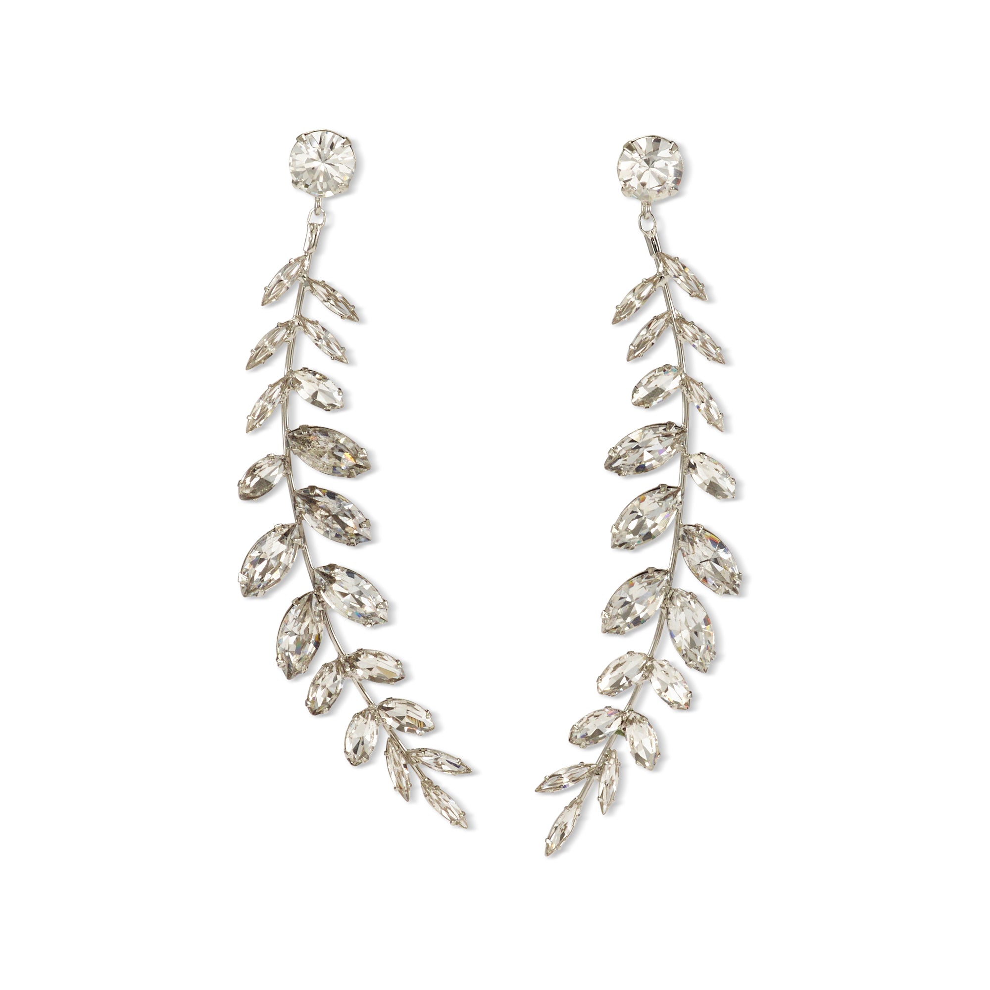 Cruz Crystal Earrings for Women - Elegant Dangle Drop Earrings with Sparkling Stones - Perfect for Parties, Weddings & Evening Events