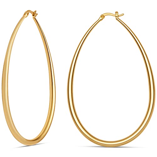 14K Gold Plated / 2.8 in - X-LARGE