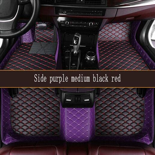 Side purple medium black red mats