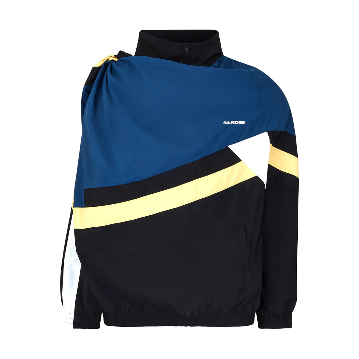 Blanket Track Jacket 'Black Yellow' - Stylish Unisex Lightweight Jacket for Running, Gym & Outdoor Activities