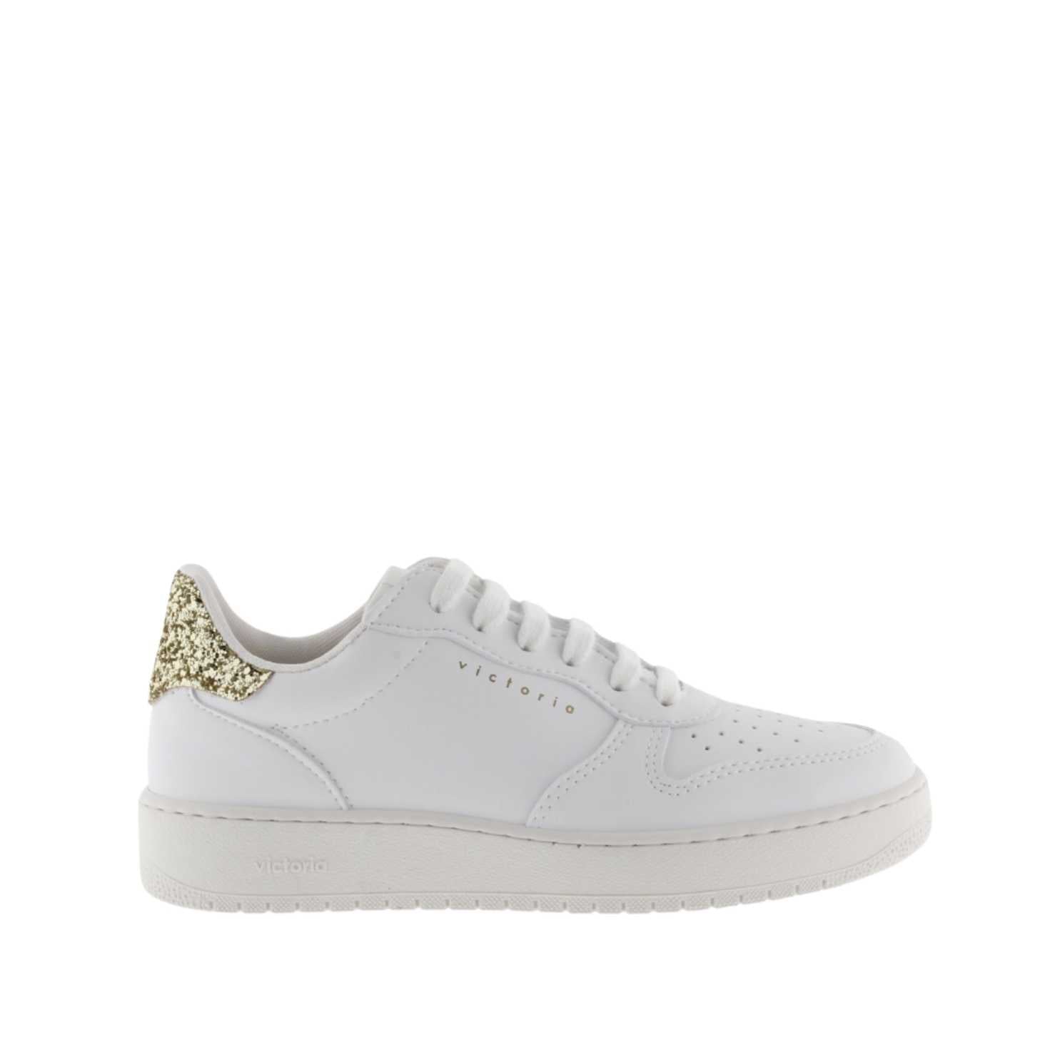 Women's Madrid Faux Leather & Glitter Sneakers - Fashionable Comfort for Casual Wear, Work & Night Out
