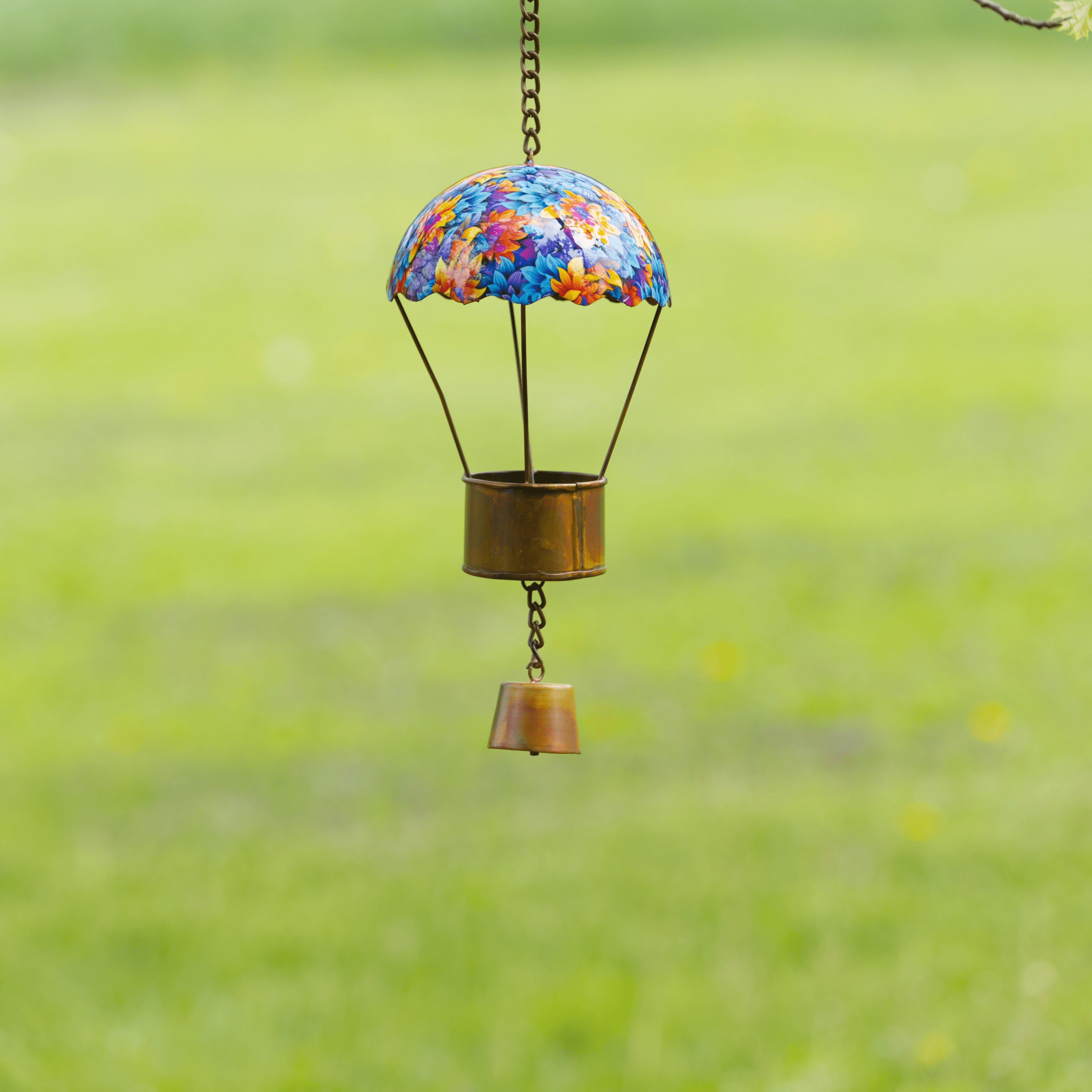Hot Air Balloon Floral Hanging Ornament - Handmade Home Decor for Nursery, Baby Shower, Wedding & Party Decoration | Perfect for Ceiling, Wall & Window Display