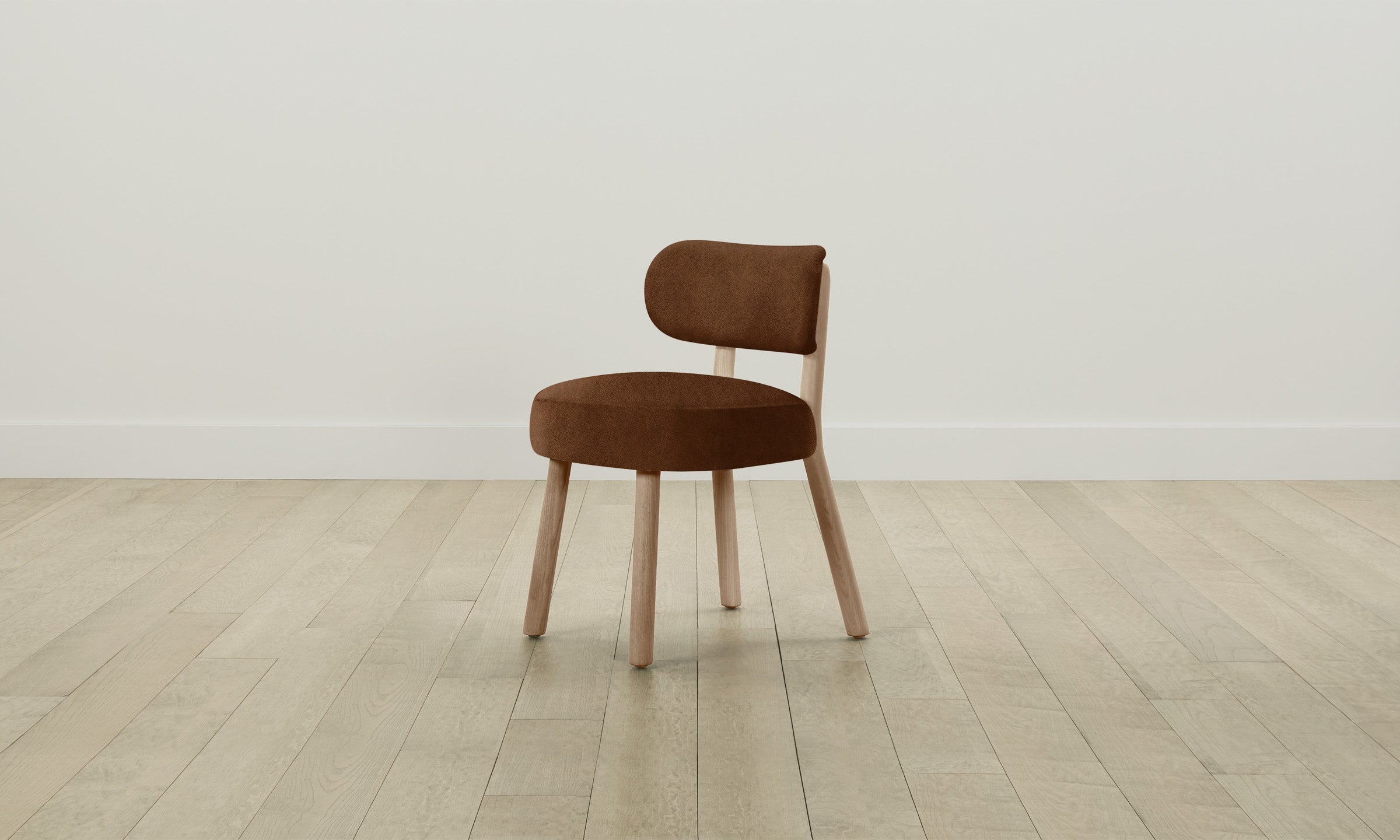Premium Tuscan Leather Cognac Jane Dining Chair - Elegant & Comfortable for Home, Restaurant, and Office Use