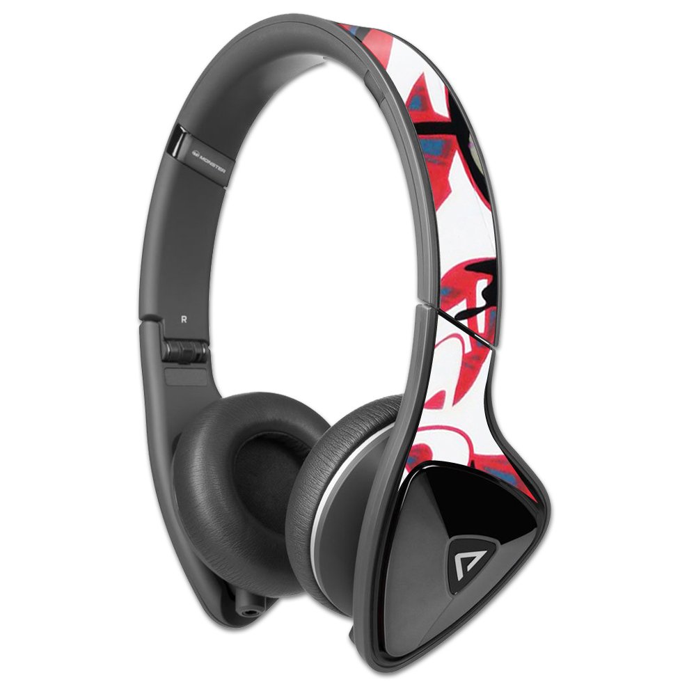MightySkins Protective Vinyl Skin Decal for Monster DNA Headphones - Custom Wrap Cover Sticker Skins with Graffiti Mash Up Design - Perfect for Personalization, Protection, and Style Enhancement