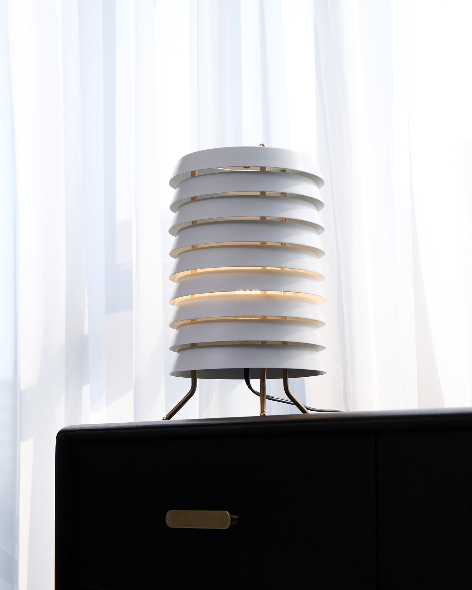 Baltic Tower Table Lamp - Modern LED Desk Light for Home Office, Bedroom & Living Room - Perfect for Reading, Working & Relaxing
