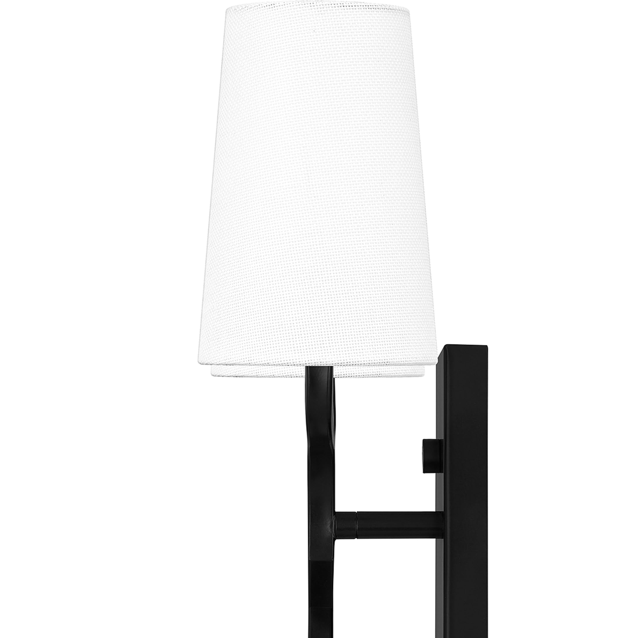 Quoizel O'Hare 2-Light Matte Black Wall Sconce - Modern Indoor Lighting Fixture for Bedroom, Living Room & Hallway Decor