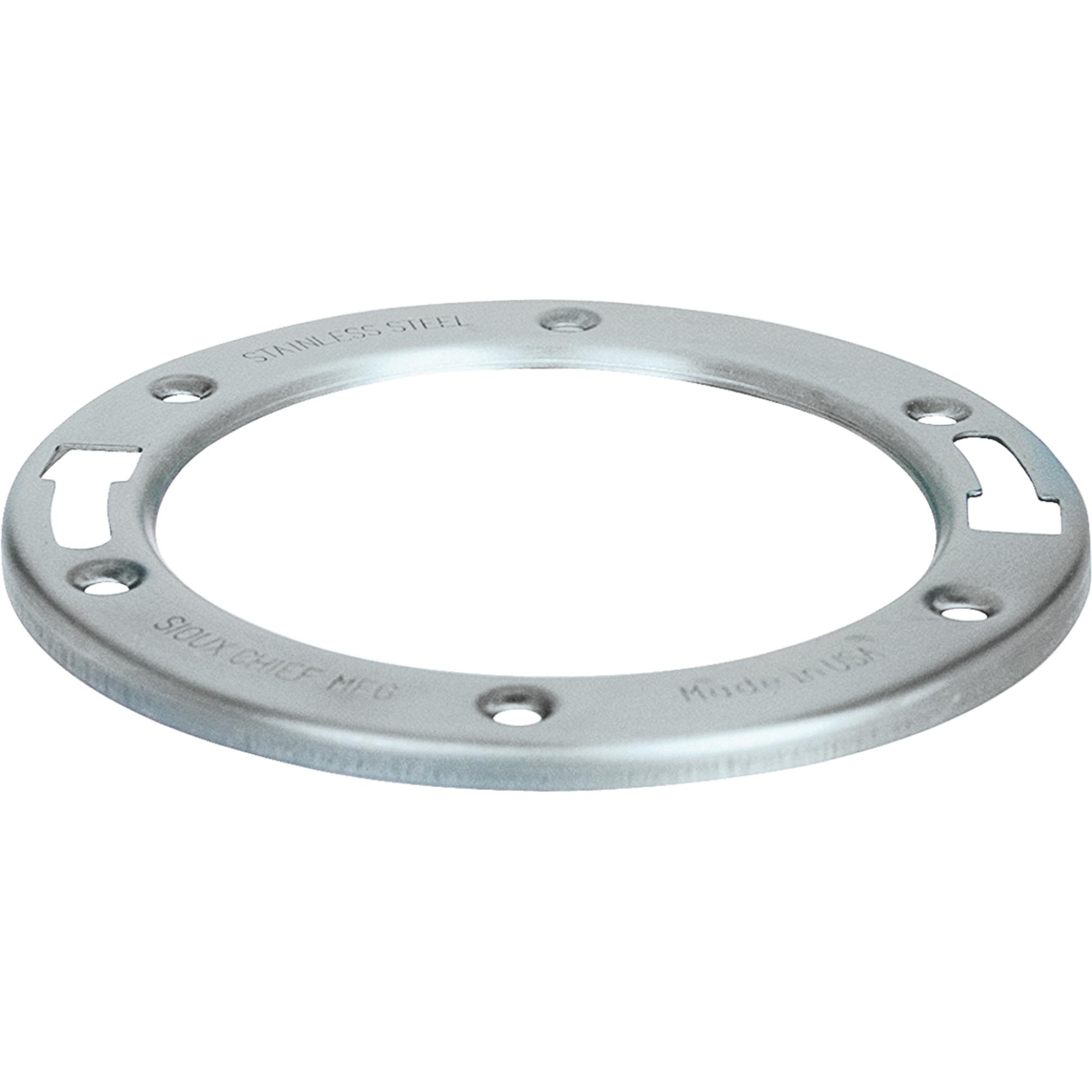 Sioux Chief 886-MR Stainless Steel Toilet Flange Ring - Durable Plumbing Repair for Bathroom & Basement Installations