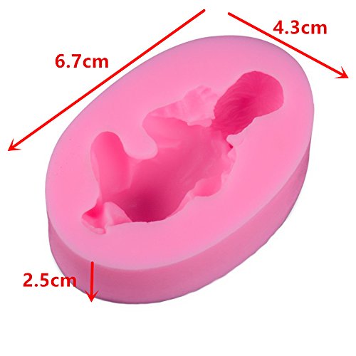 TREXEE Baby Silicone Cake Molds Set - 1 Pack Baking Tools for Fondant, Chocolate, Jelly & Soap Making - Perfect for Birthday Parties, Baby Showers & DIY Dessert Decorations