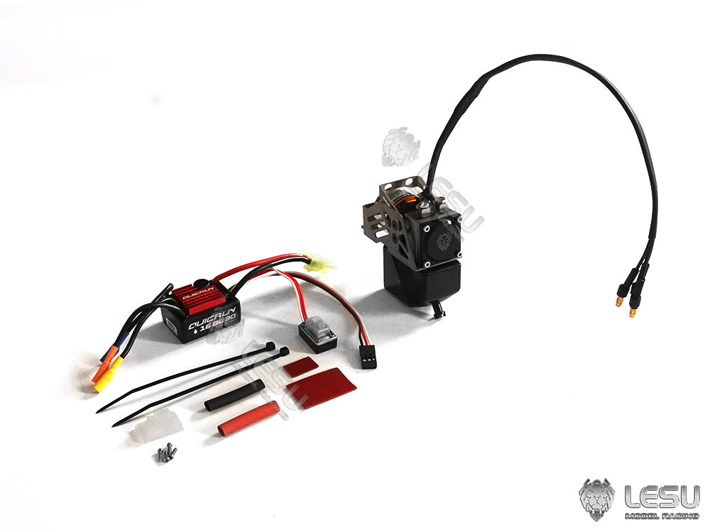 LESU Urea Cans Tank Hydraulic Oil Pump Motor ESC Set Mount Support Base for 1/14 Scale RC Dump Truck DIY Model - TAMIYA Replacement Parts - Perfect for RC Construction Vehicle Enthusiasts & Scale Model Builders