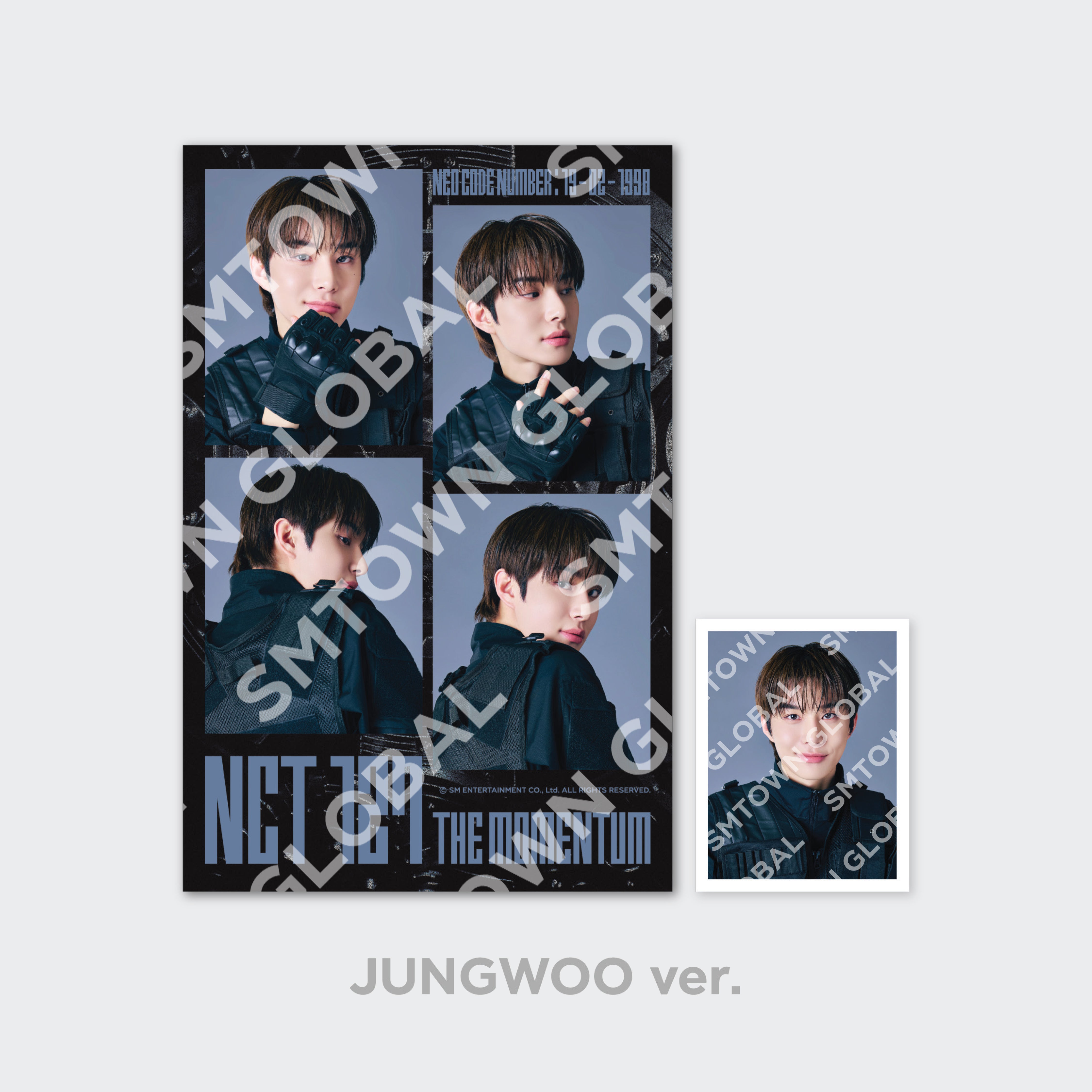 NCT 127 4th Tour 'Neo City Seoul - The Momentum' Official 4-Cut Photo & ID Photo Set - Perfect for K-Pop Fans, Concert Souvenirs, and Photo Collections